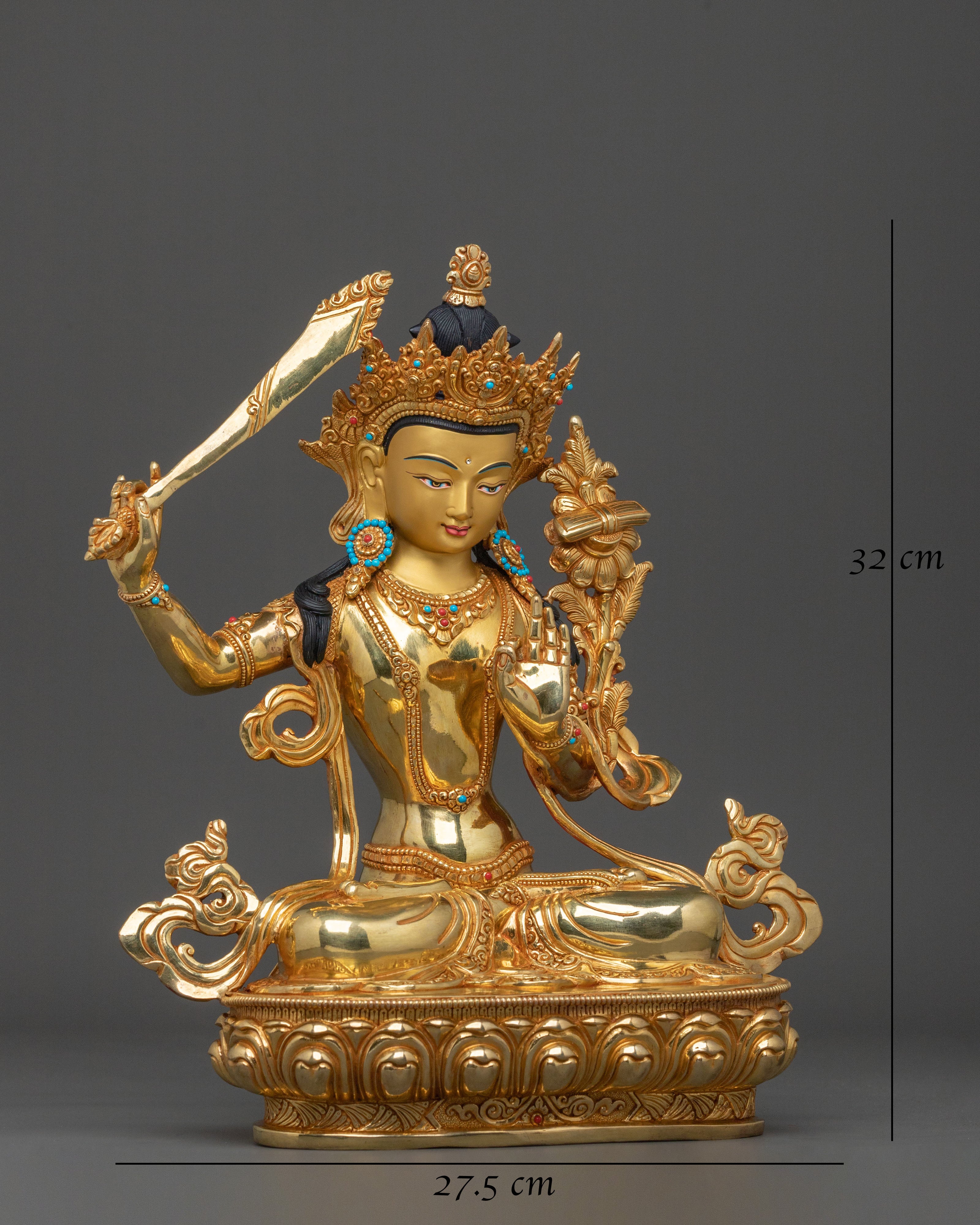 Manjushri Statue for Spiritual Wisdom | Home Deocr