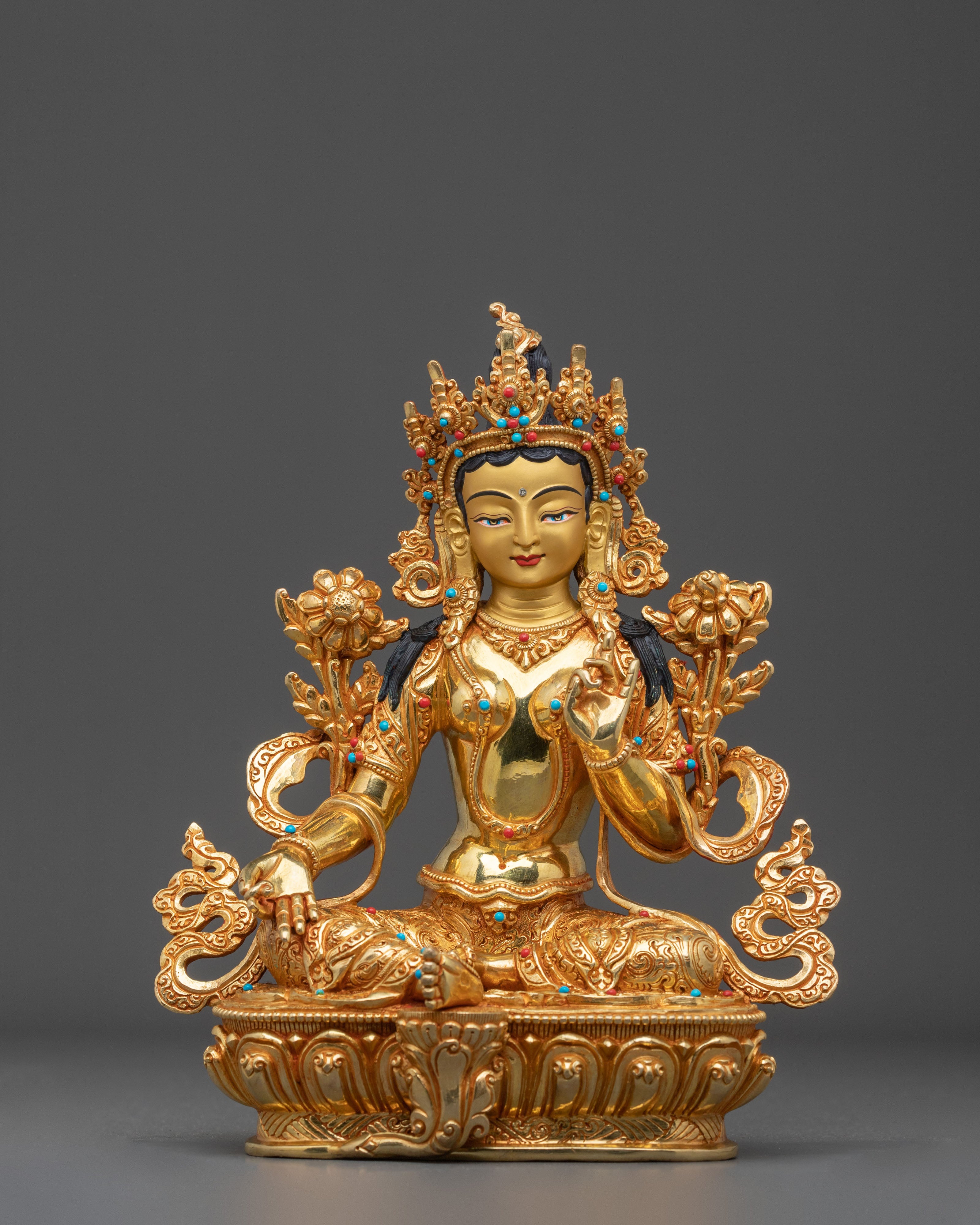 Green Tara Statue