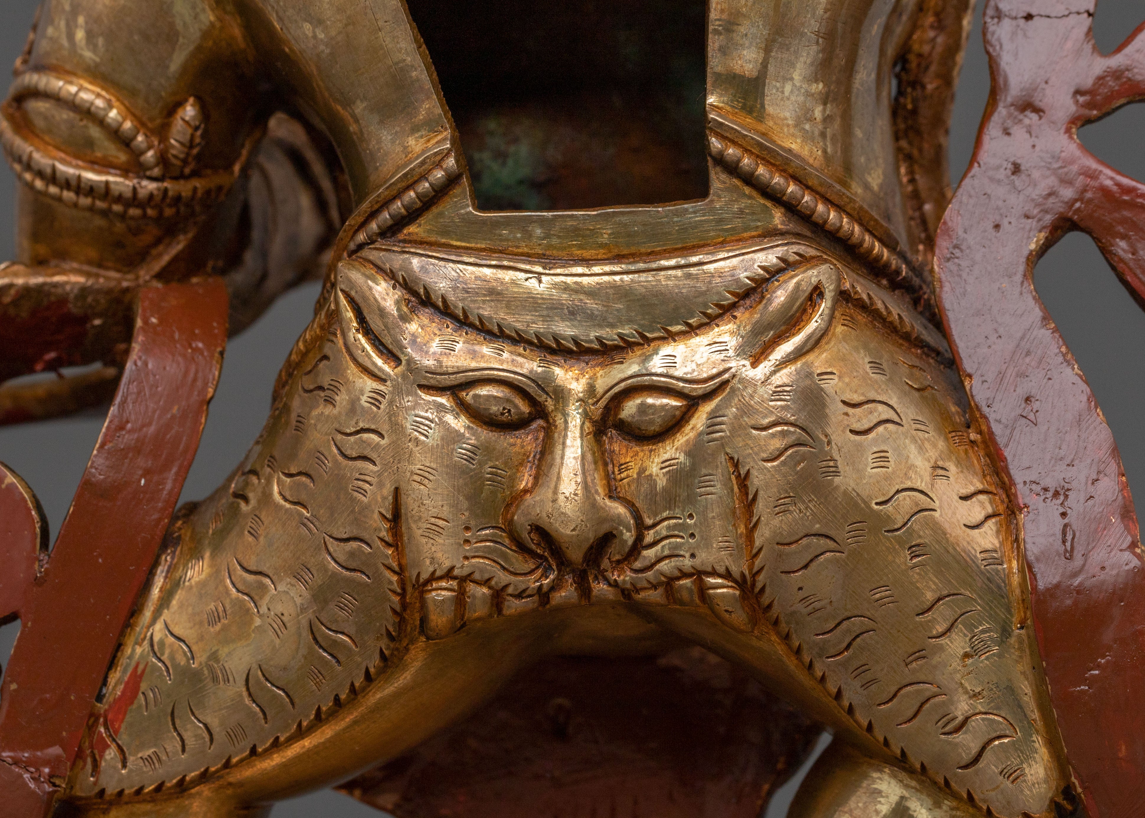 Vajrapani Statue: 24K Gold Gilded Sacred Bodhisattva