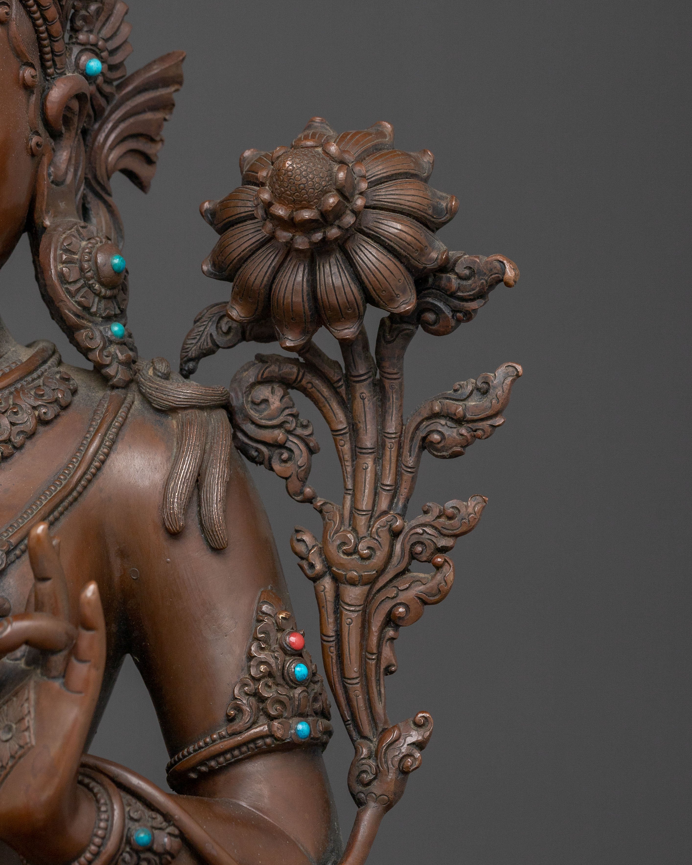 Green Tara Sacred Statue | Offers Divine Guidance