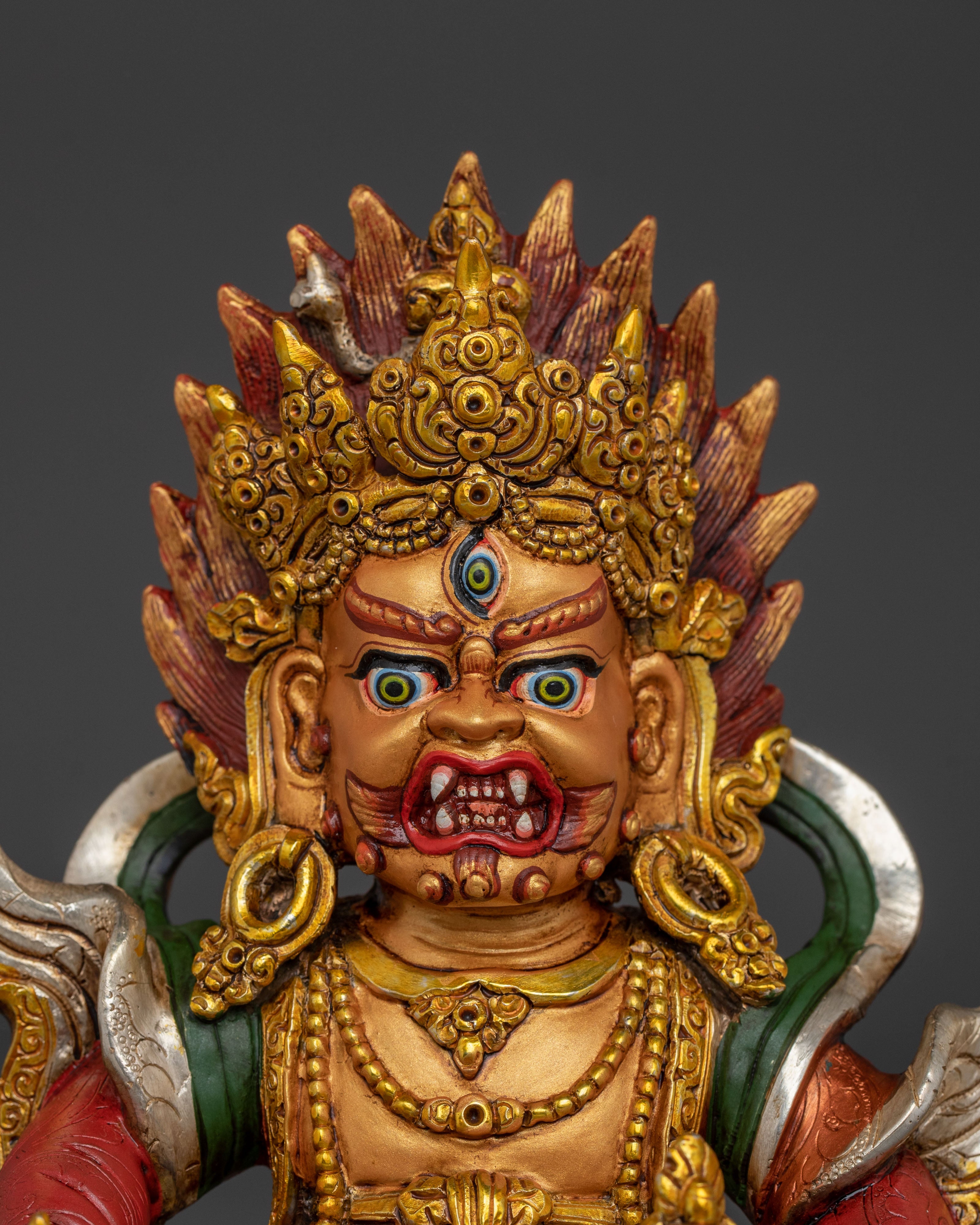 Handmade Shanglon Dorje Dudul Sculpture | Symbol of Protection and Power