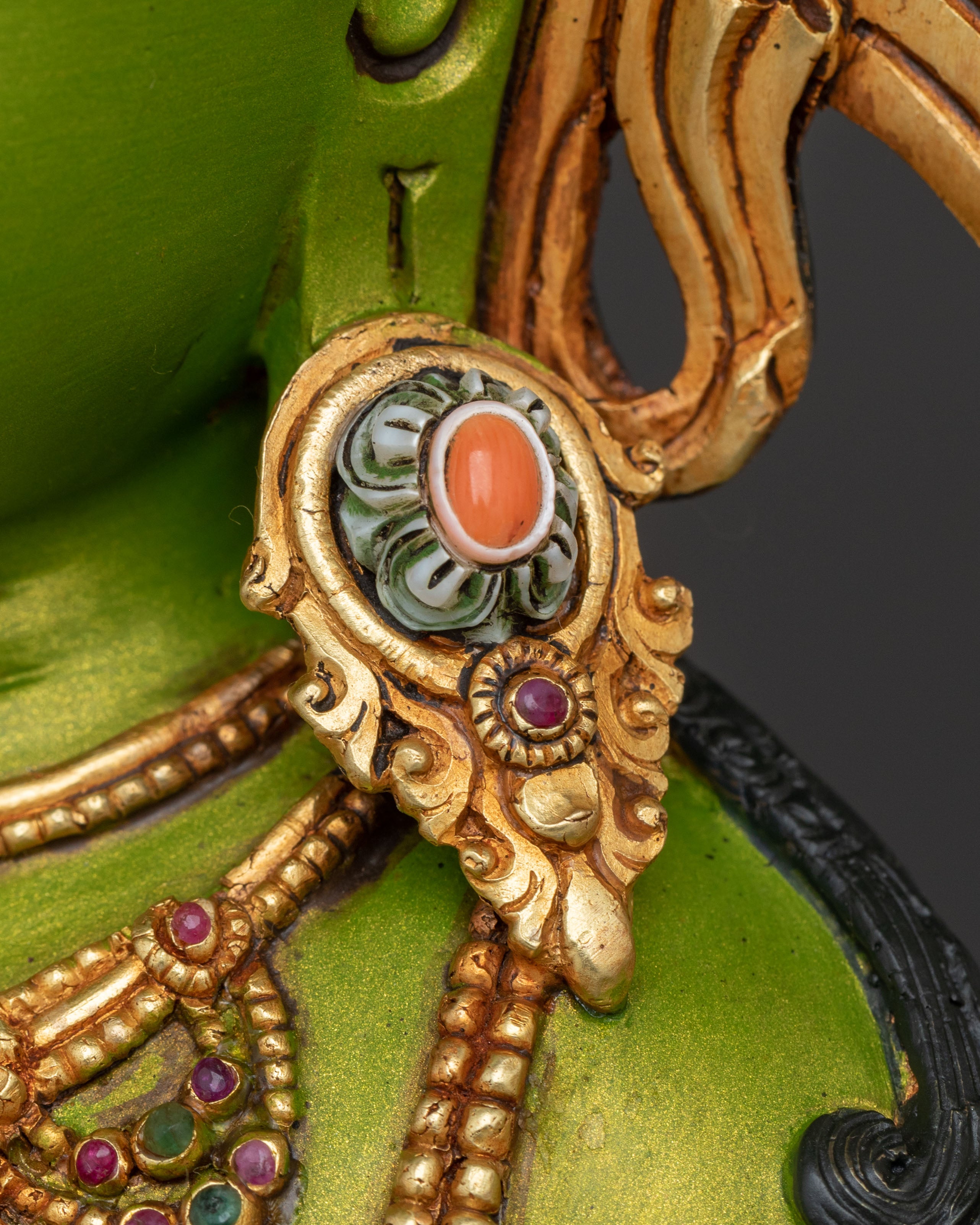 Green Tara Sculpture: Swift Protection