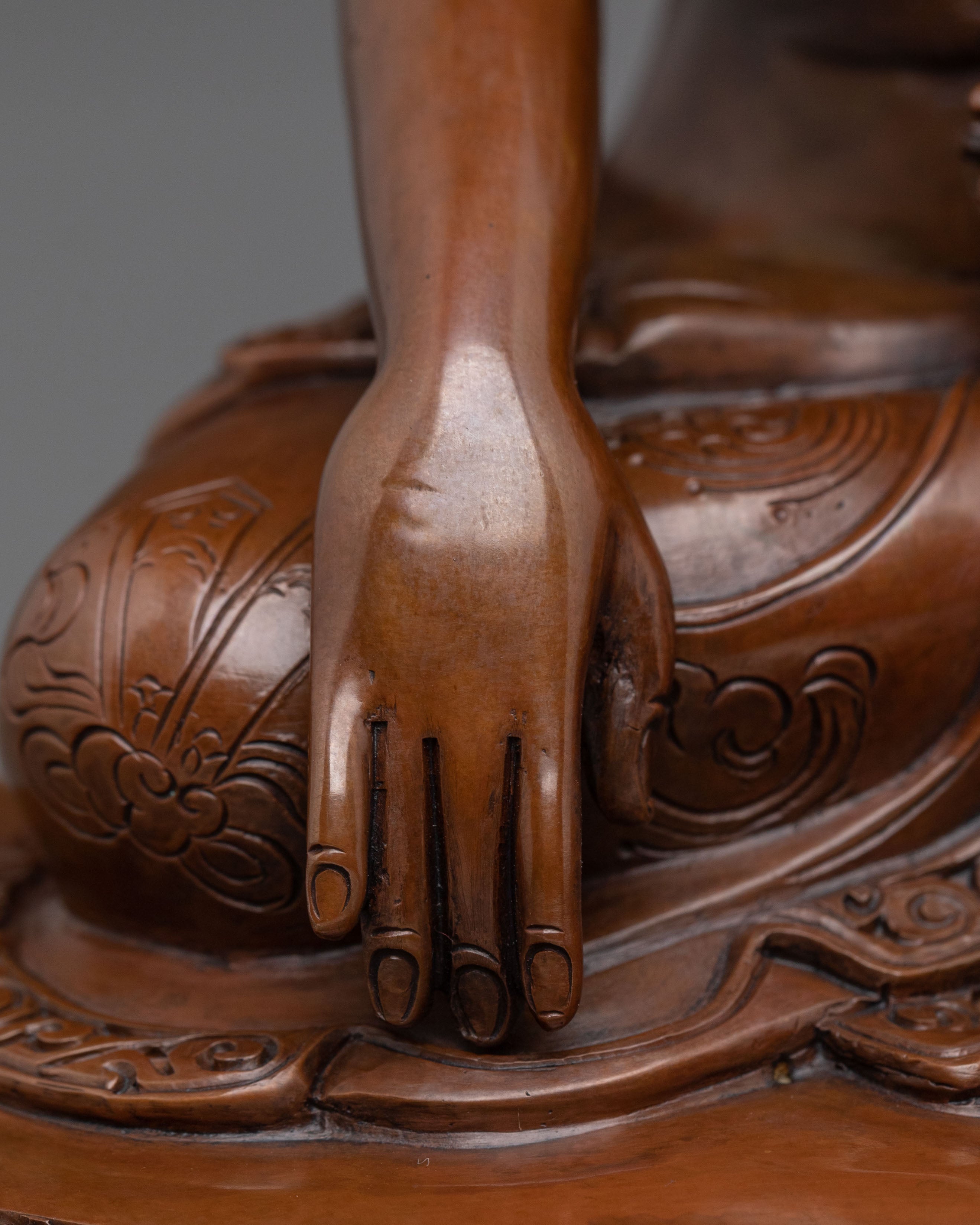Shakyamuni Buddha Oxidized Copper Statue | Enlightened One