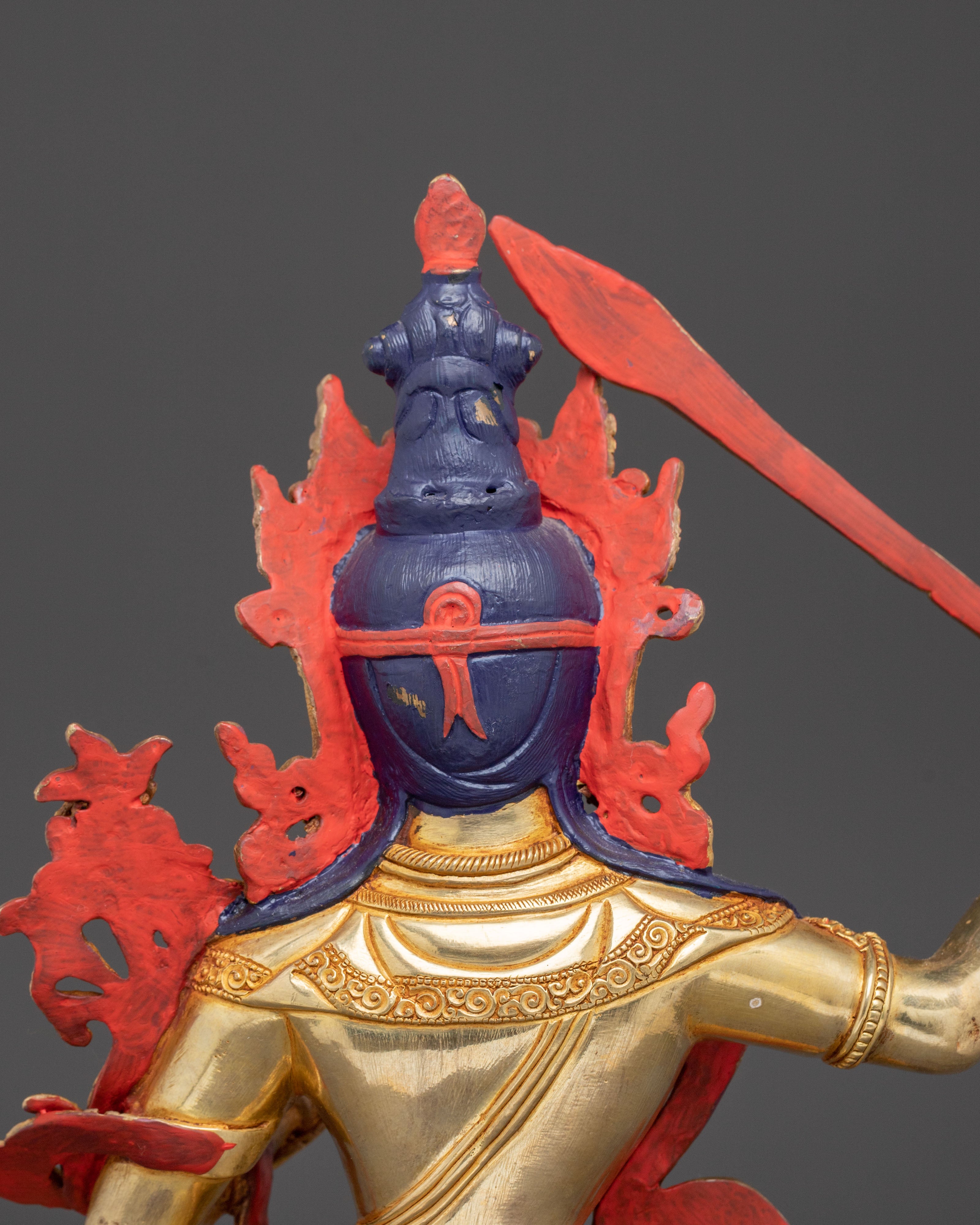 Golden Statue of Manjushri | Wisdom Bodhisattva