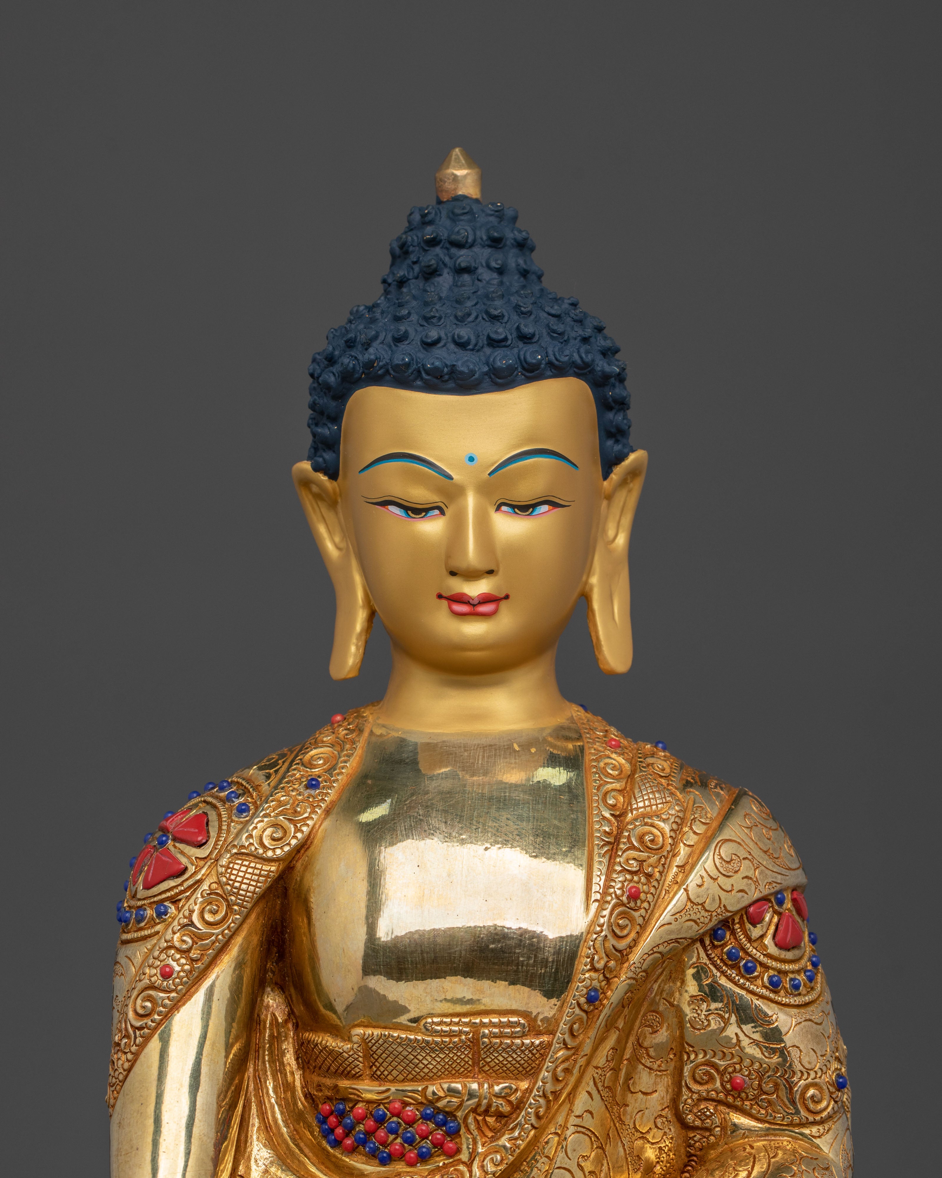 Divine Three Buddha Statue Set | Handcrafted Nepal Artistry