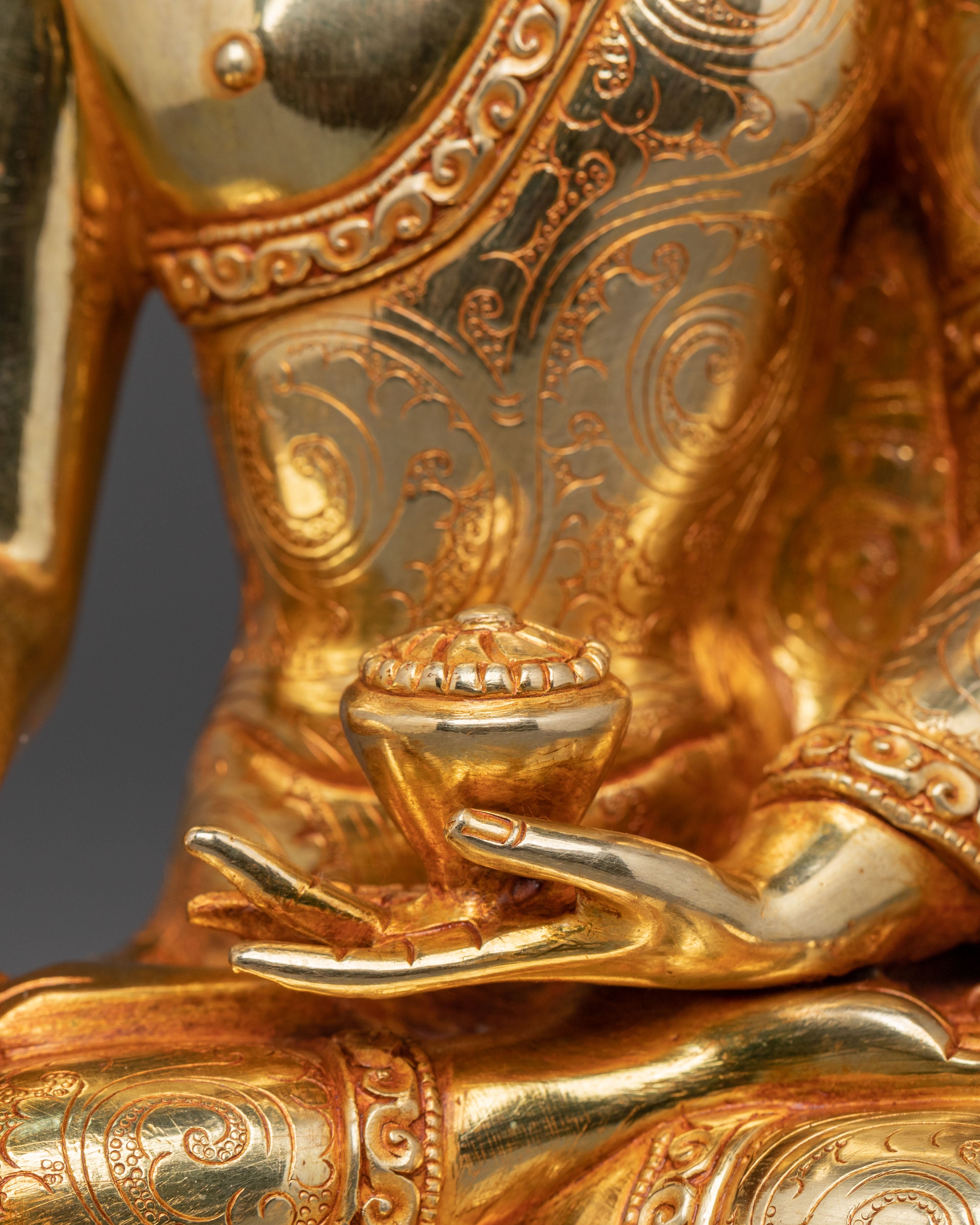 Five Dhyani Buddha Divine Statue Set | Altar Decor