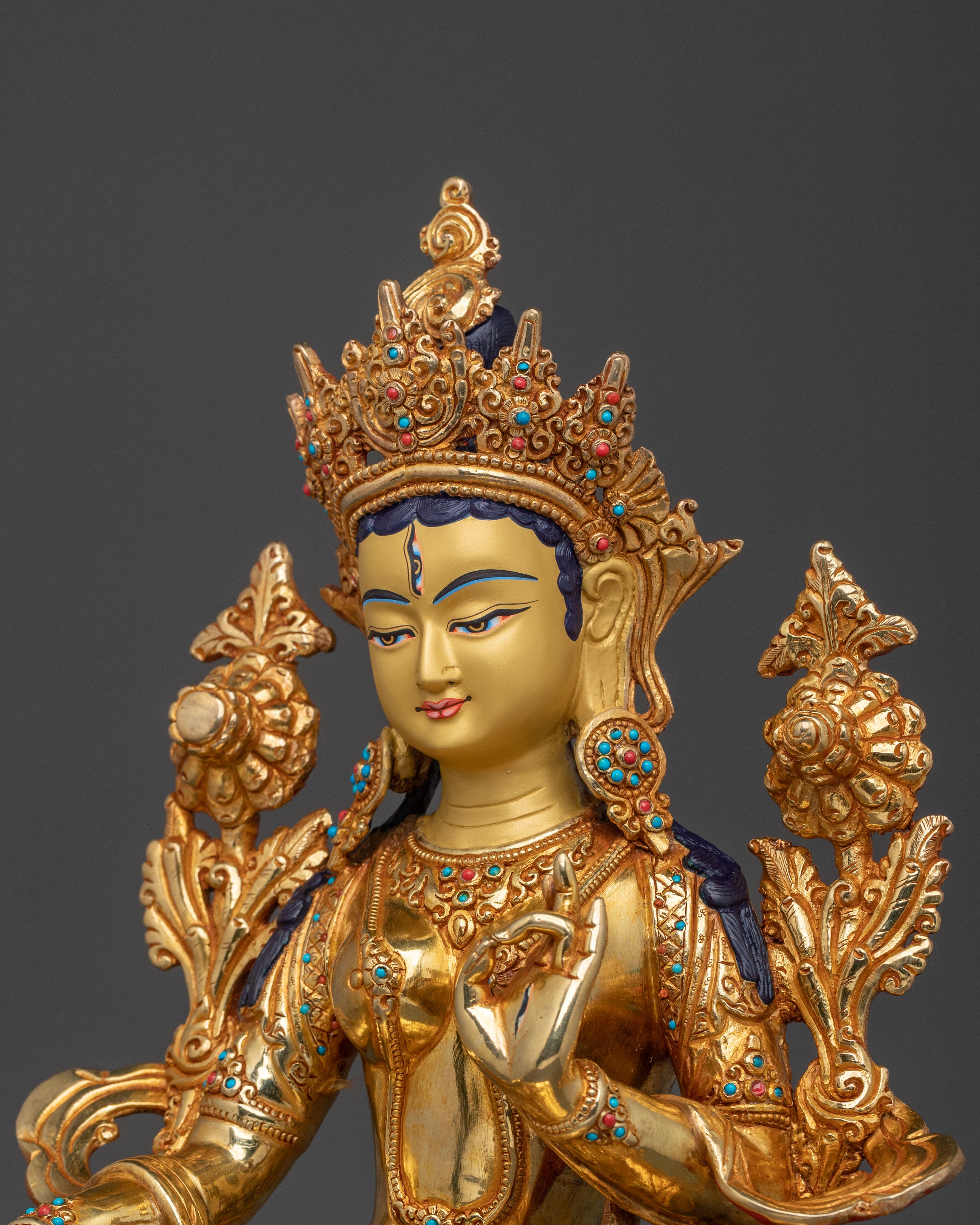 White Tara Sacred Statue | Buddhist Goddess