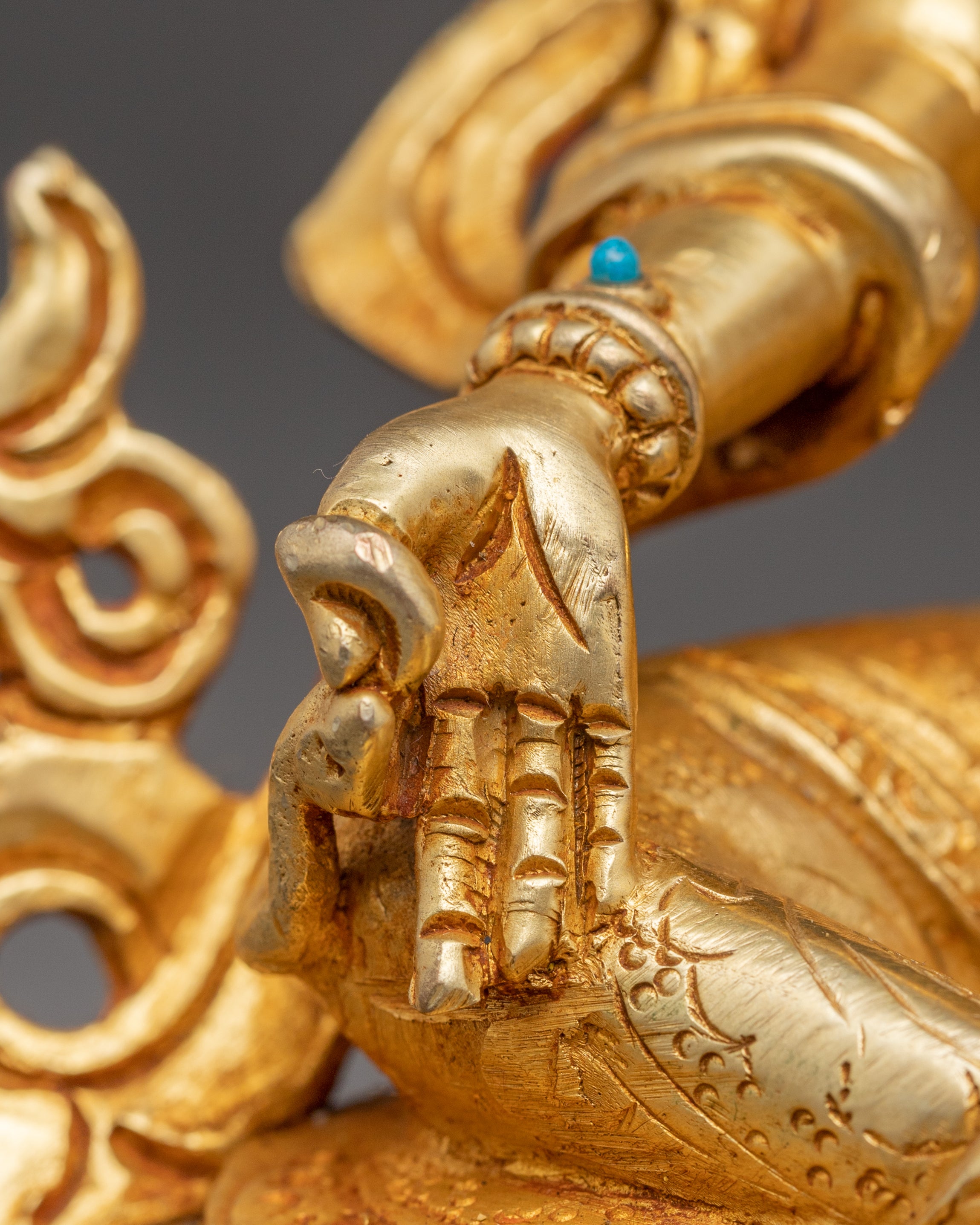 Mother Shyama Tara Golden Statue | Embodiment of Compassionate Action