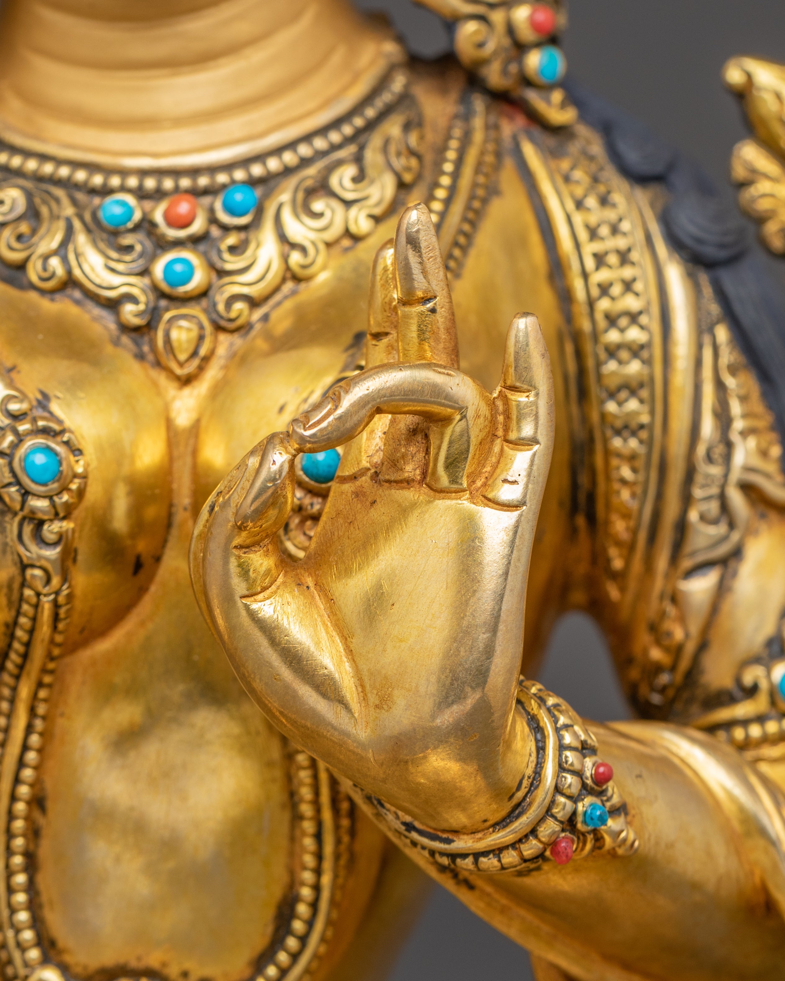 Handcrafted Mother Syama Tara Statue | Compassion and Protection Deity