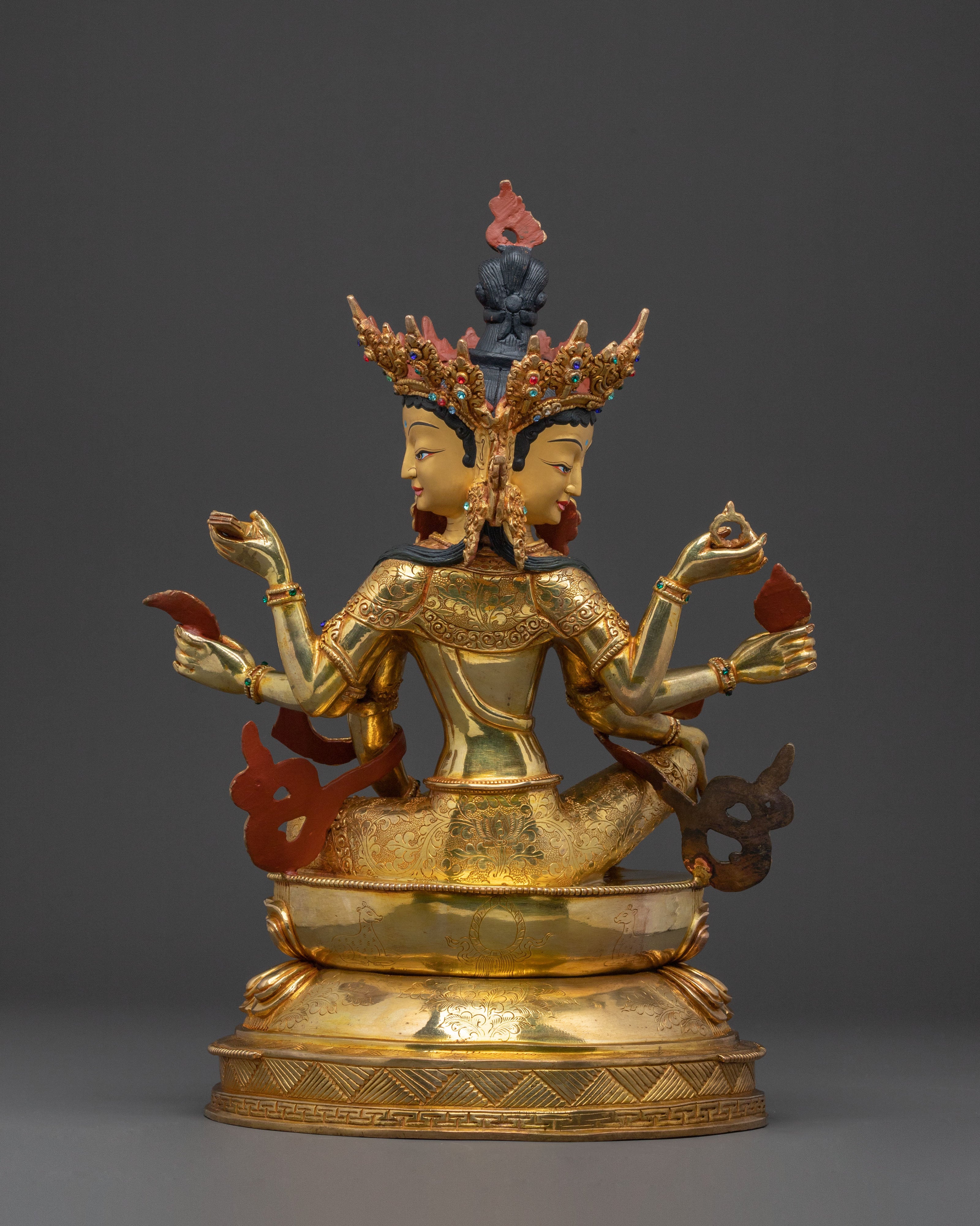 Tibetan Vasudhara Statue | Handcrafted Figure