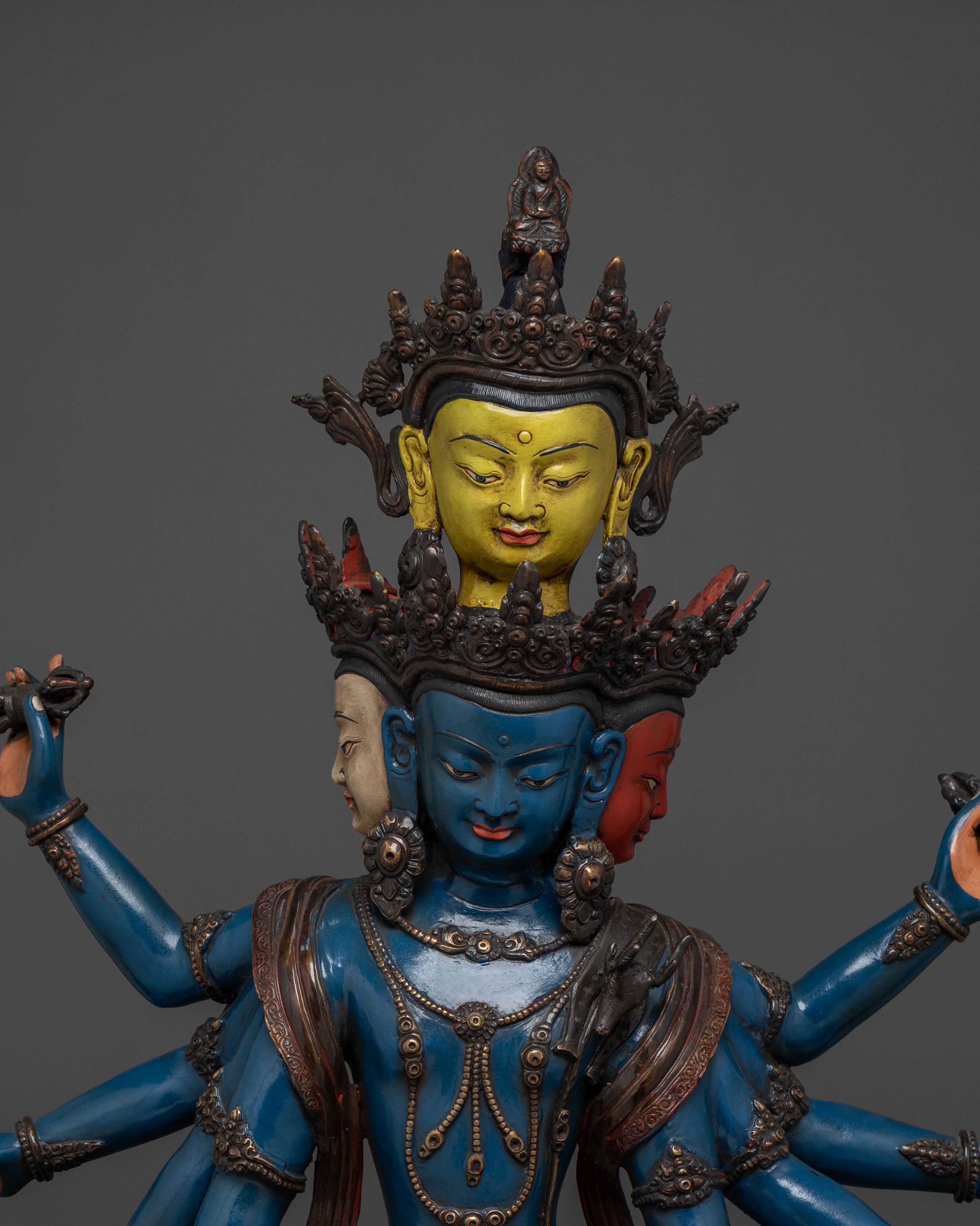 Lokeshwor Traditional Figurine in Pure Copper