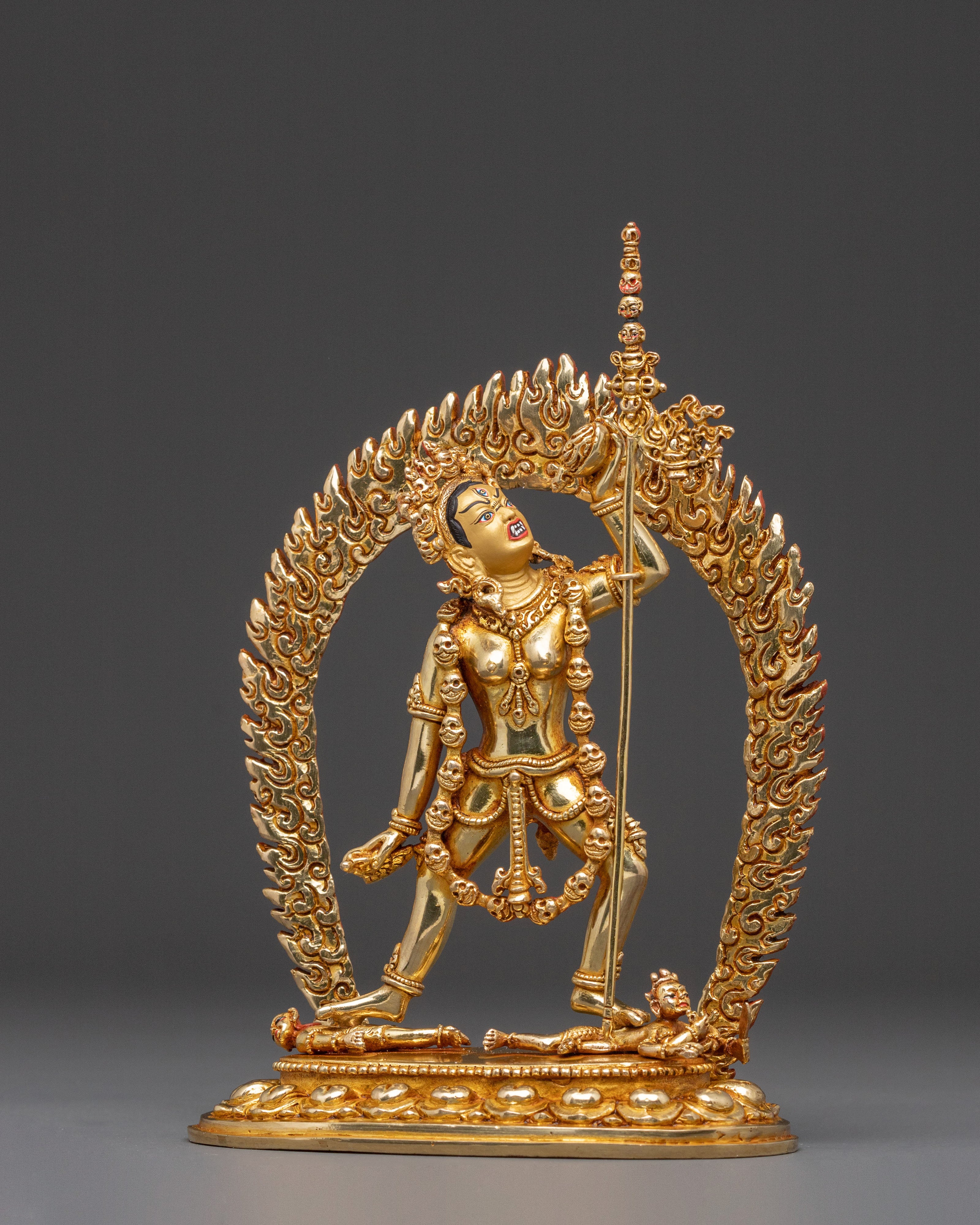 Vajrayogini Golden Statue: Enlightened Wisdom