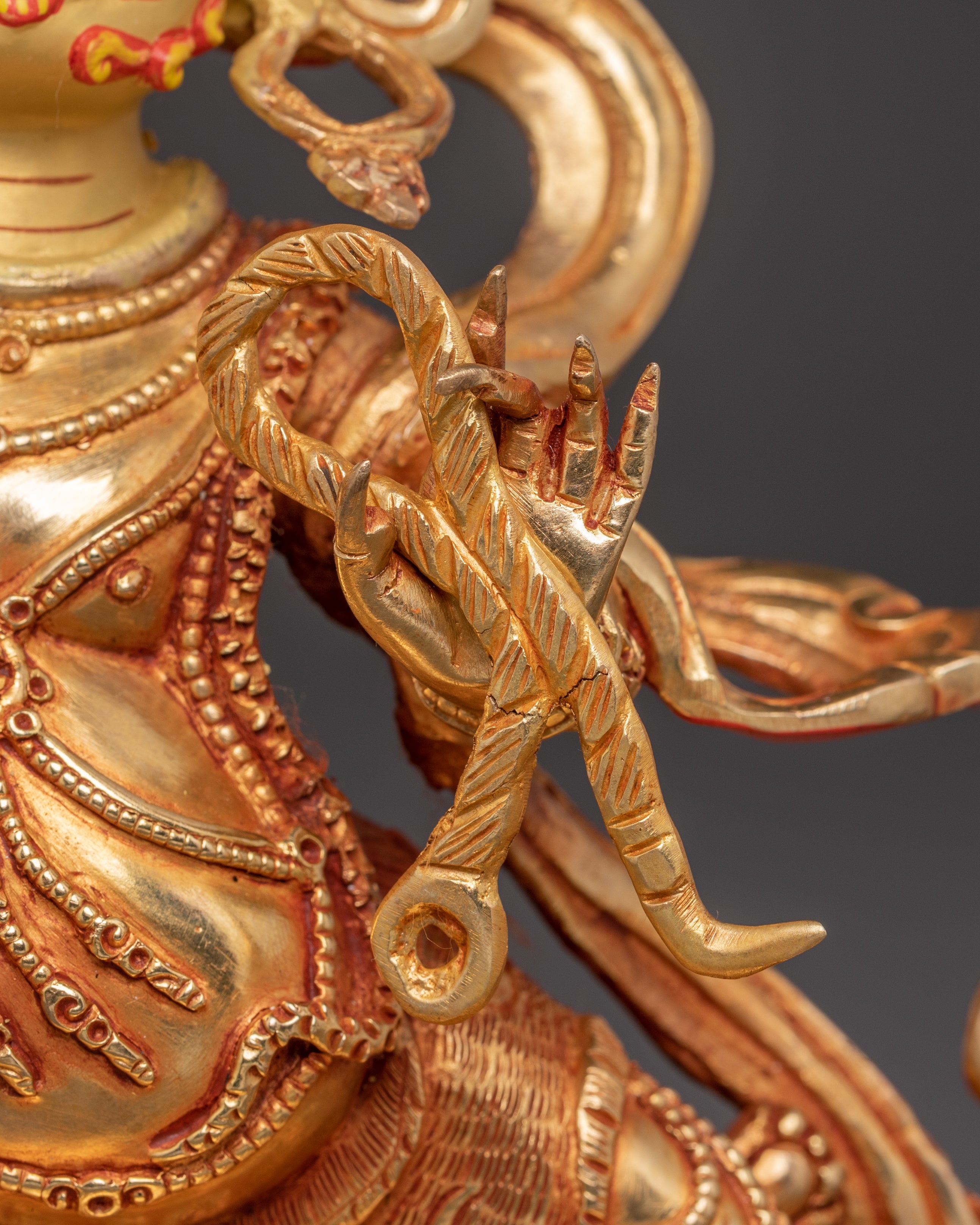 Handmade Vajrapani Statue: Bodhisattva of Protection