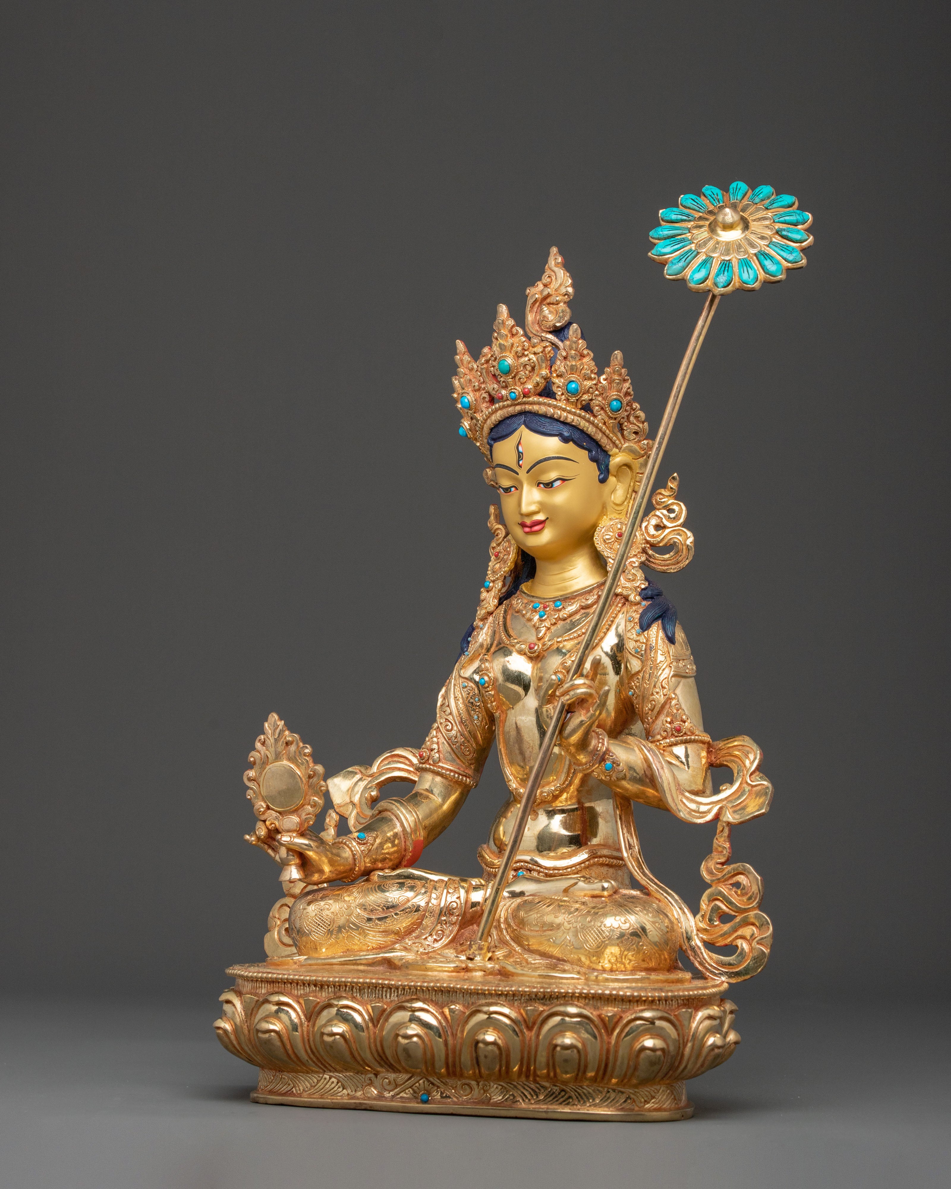 Dukar Golden Statue | Meditation Figure