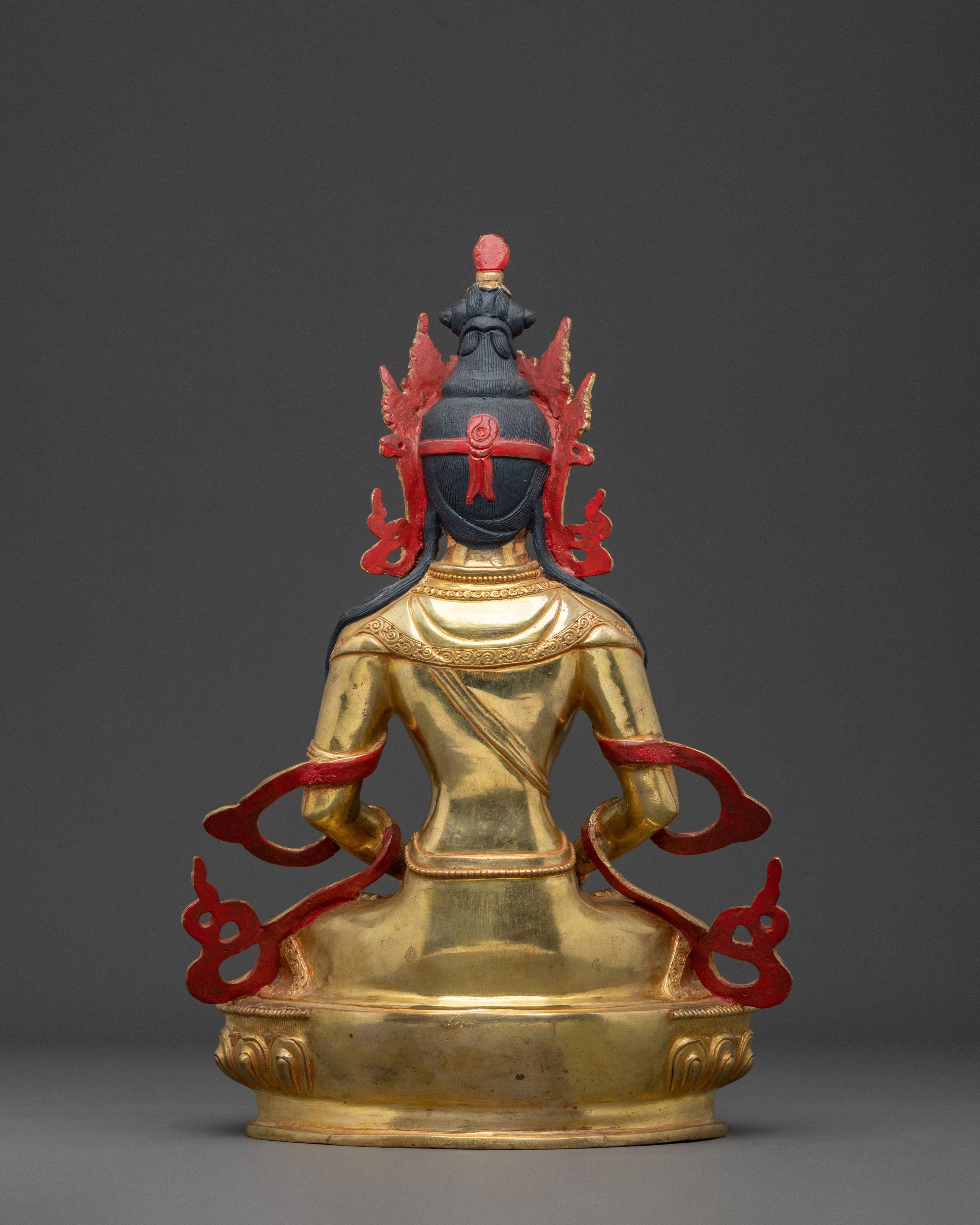 Amitayus Buddha Eternal Life Statue | Tibetan Buddhist Decor