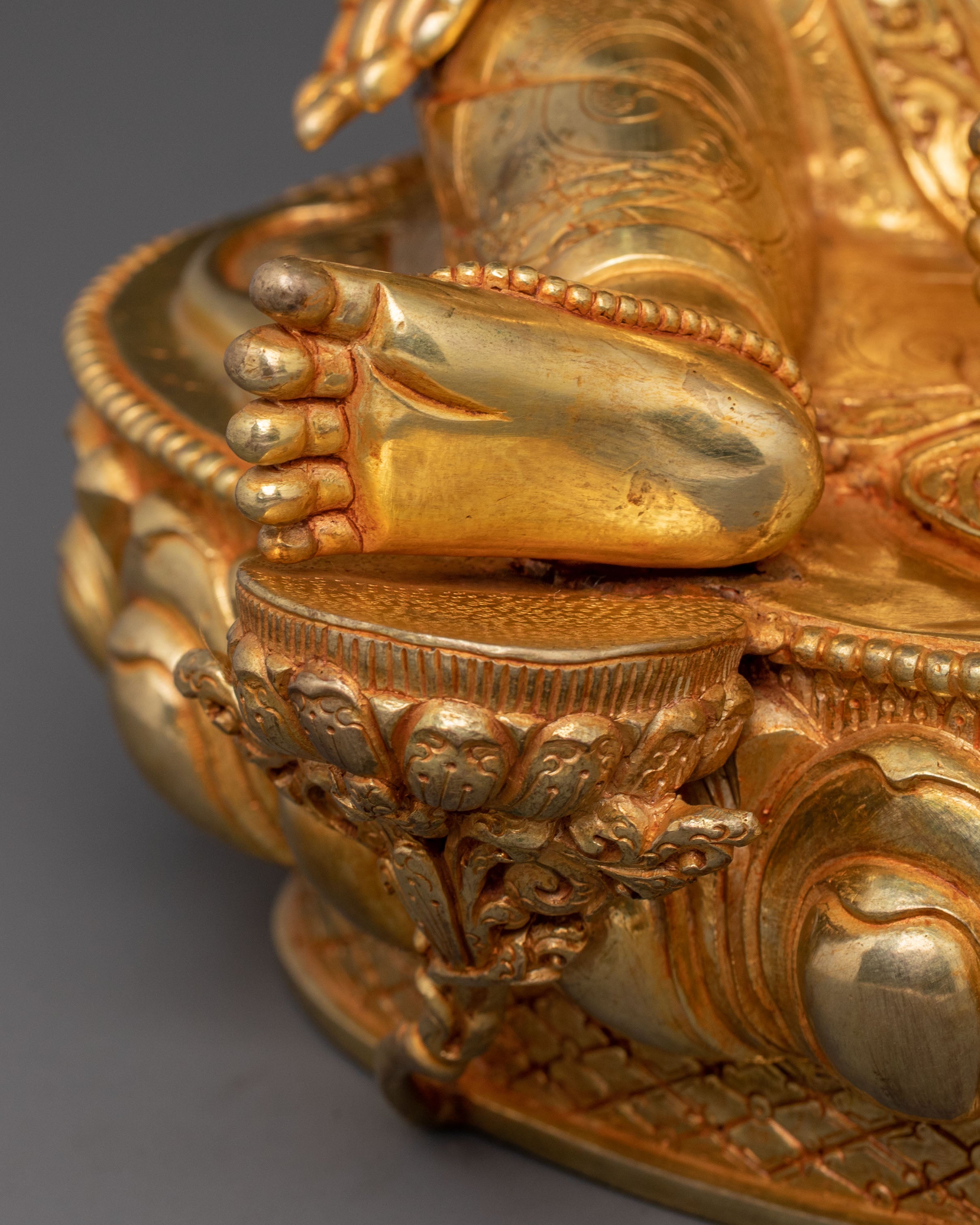 Goddess Green Tara Sacred Statue | Spiritual Icon for Altar