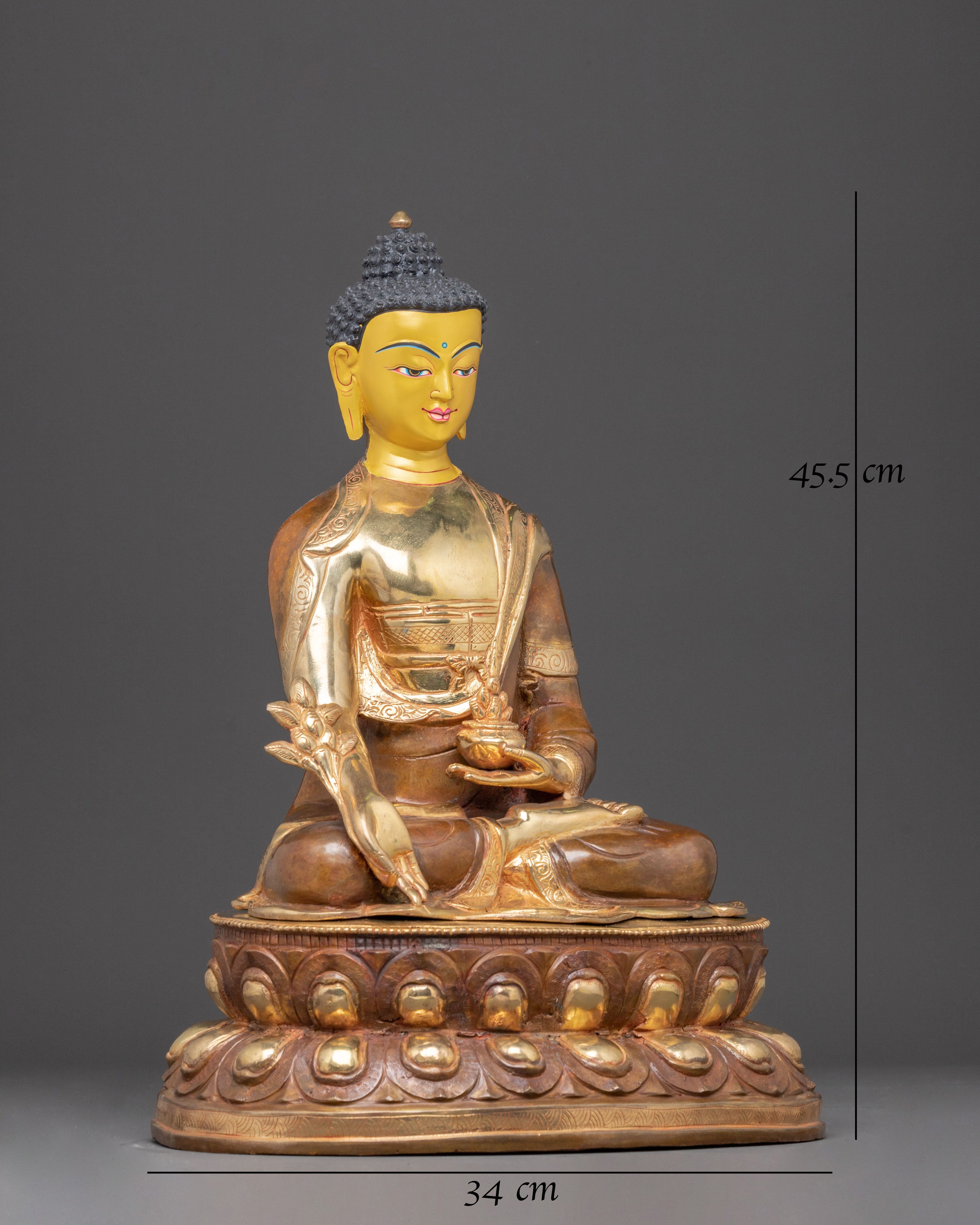 Healing Buddha Handcrafted Statue