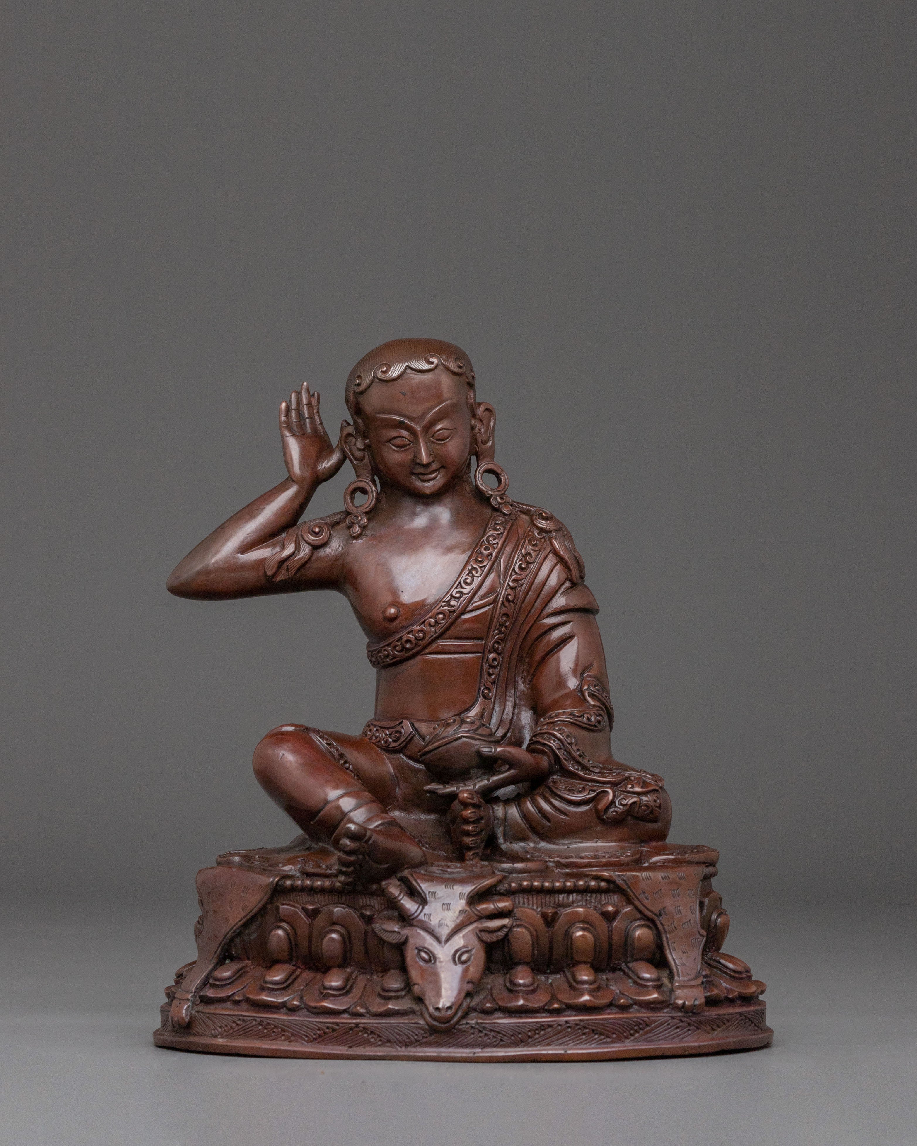 Tibetan Buddhist Master Milarepa Statue
