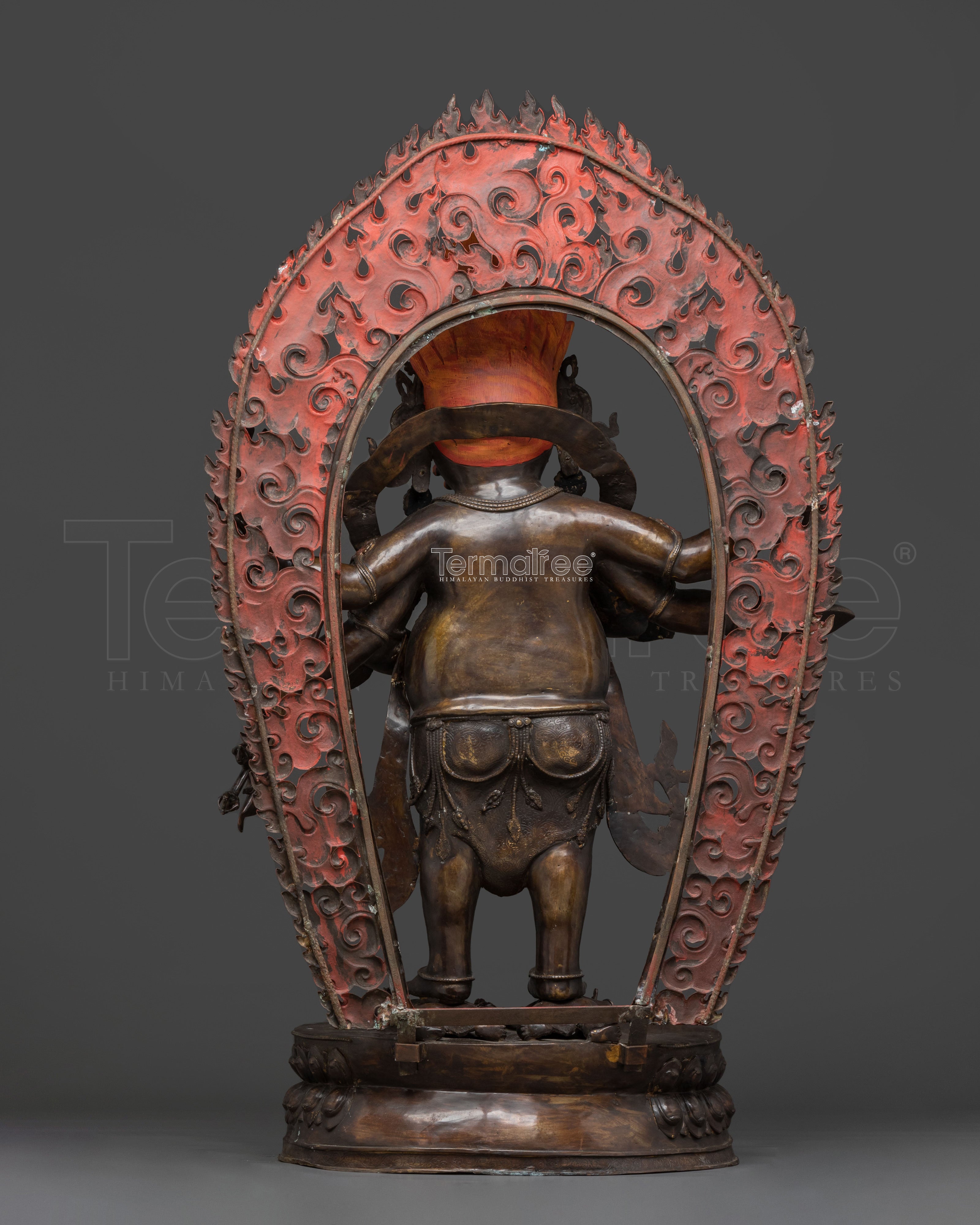 White Mahakala Statue | Tibetan Buddhist Protector