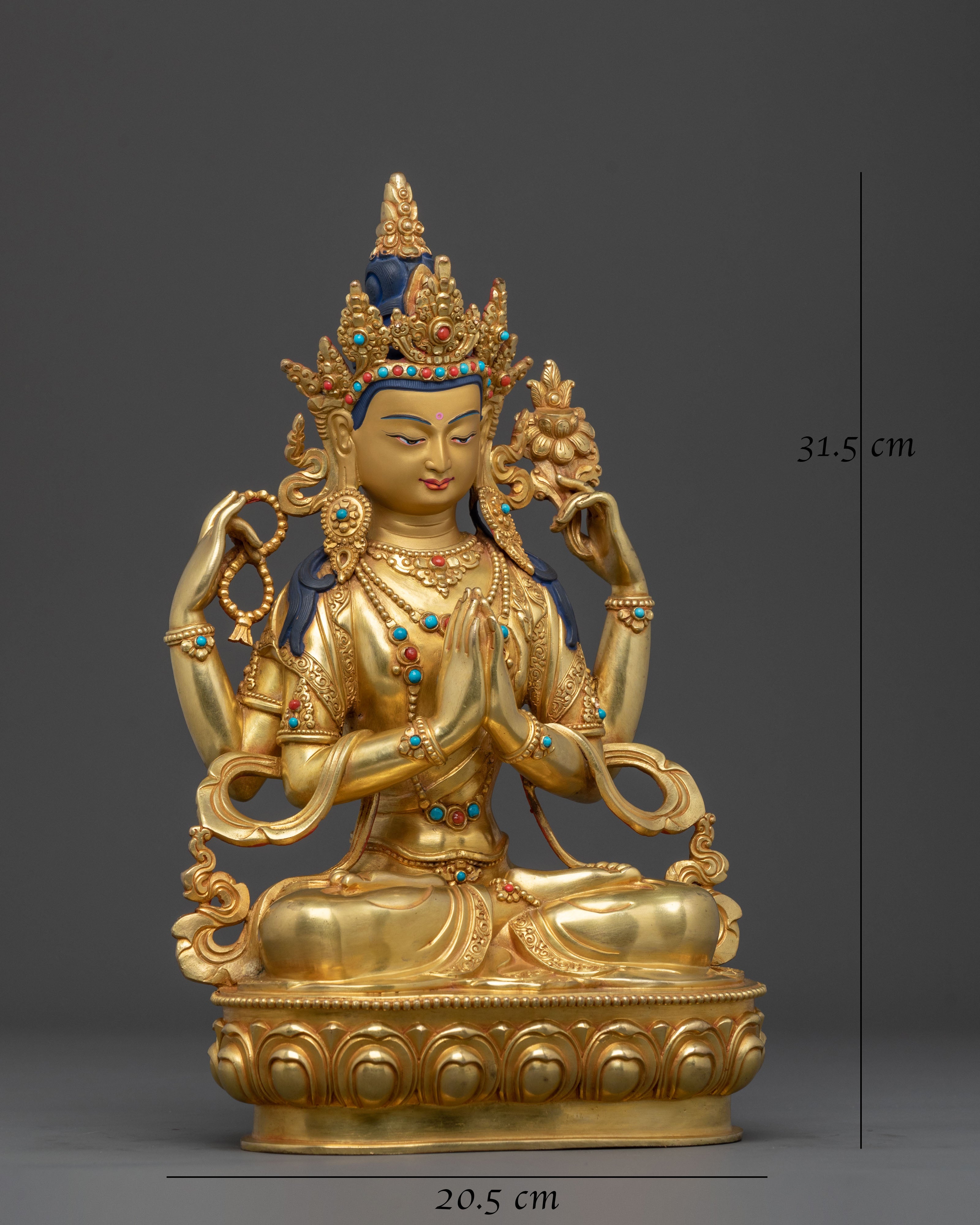 Chenrezig Sacred Figurine | Compassionate Bodhisattva