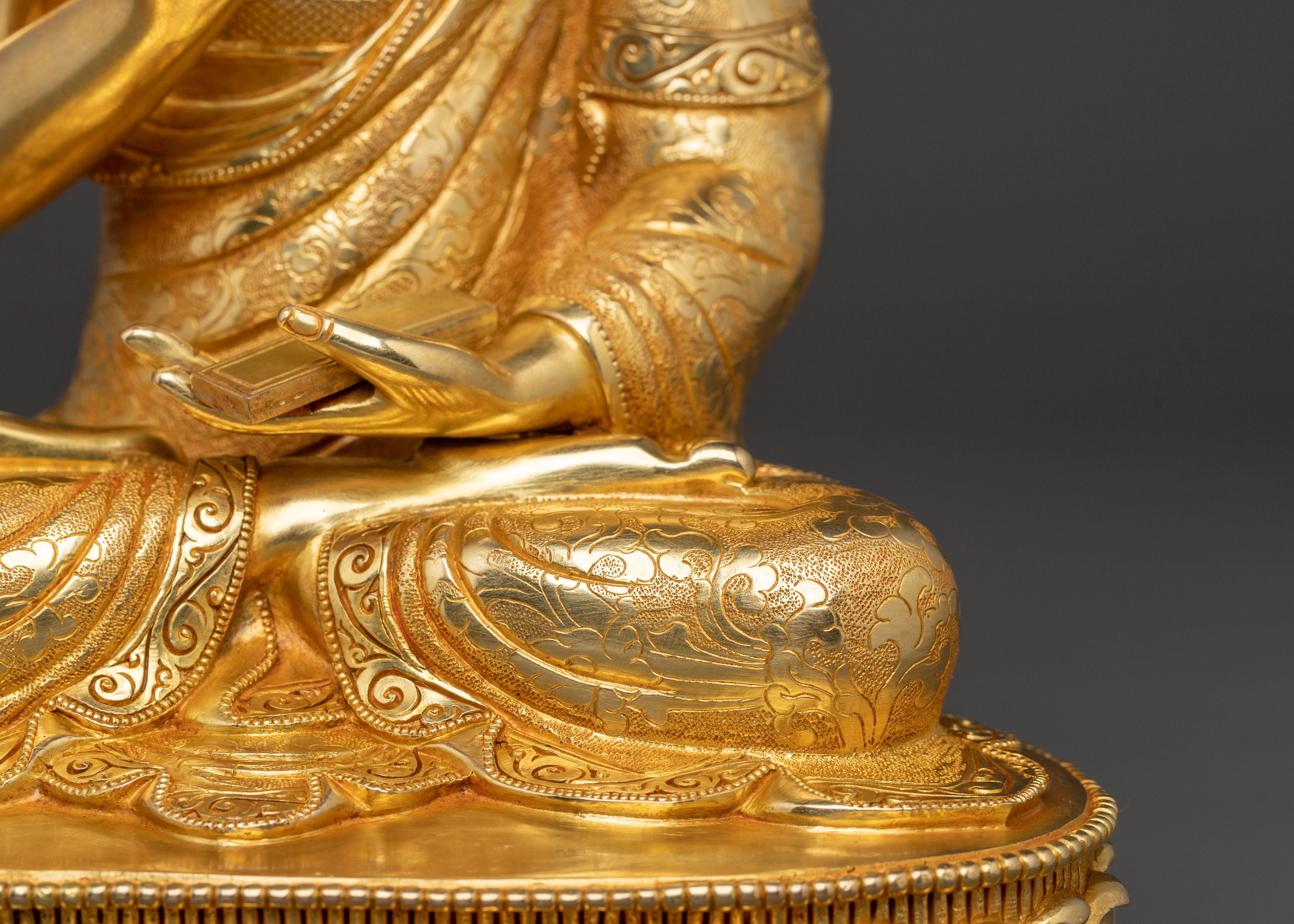 Disciples of Tsongkhapa Statue | Tibetan Buddhist Master Sculpture