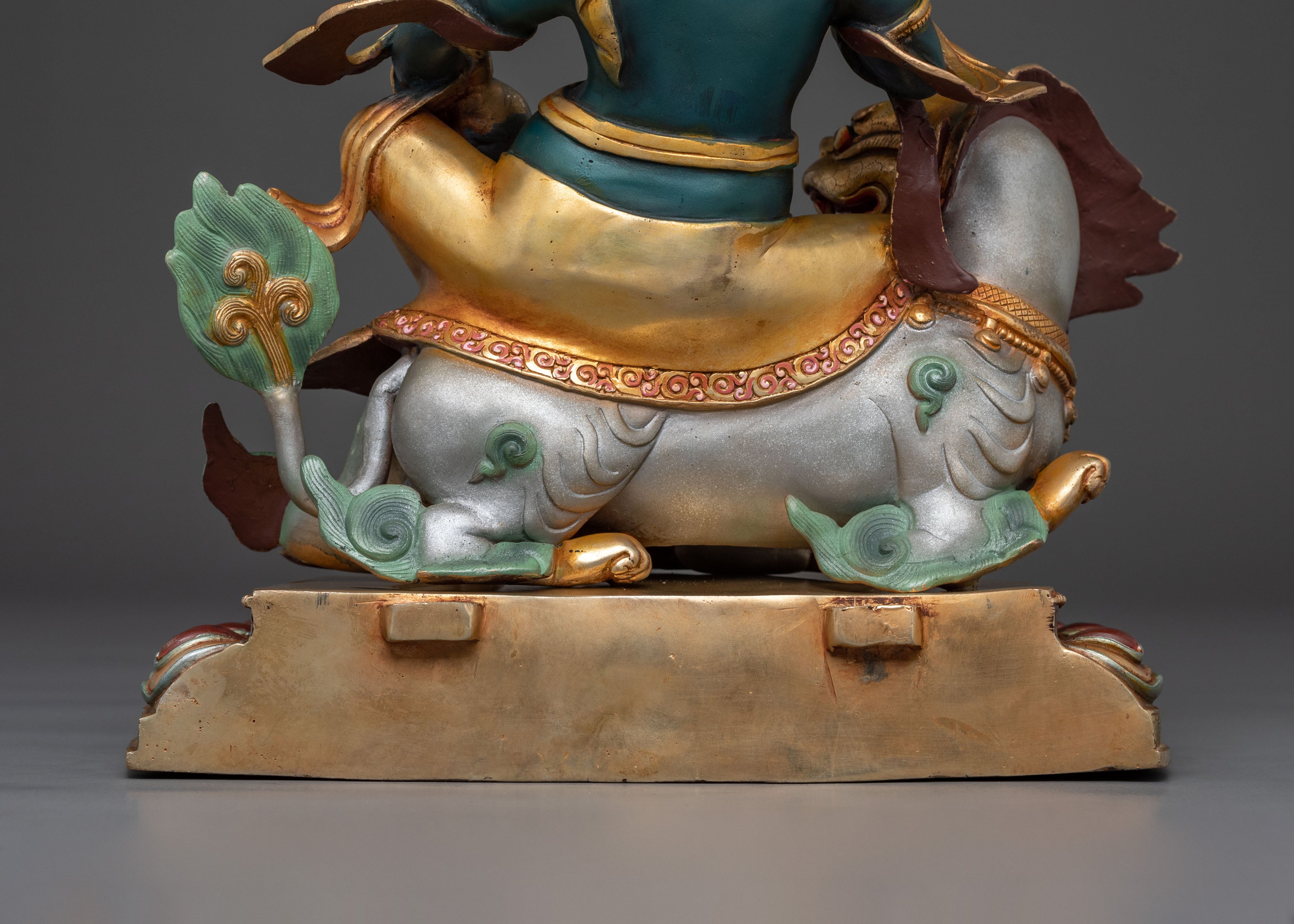 Sacred Namtoshe Wealth Deity Statue, Handcrafted in Nepal