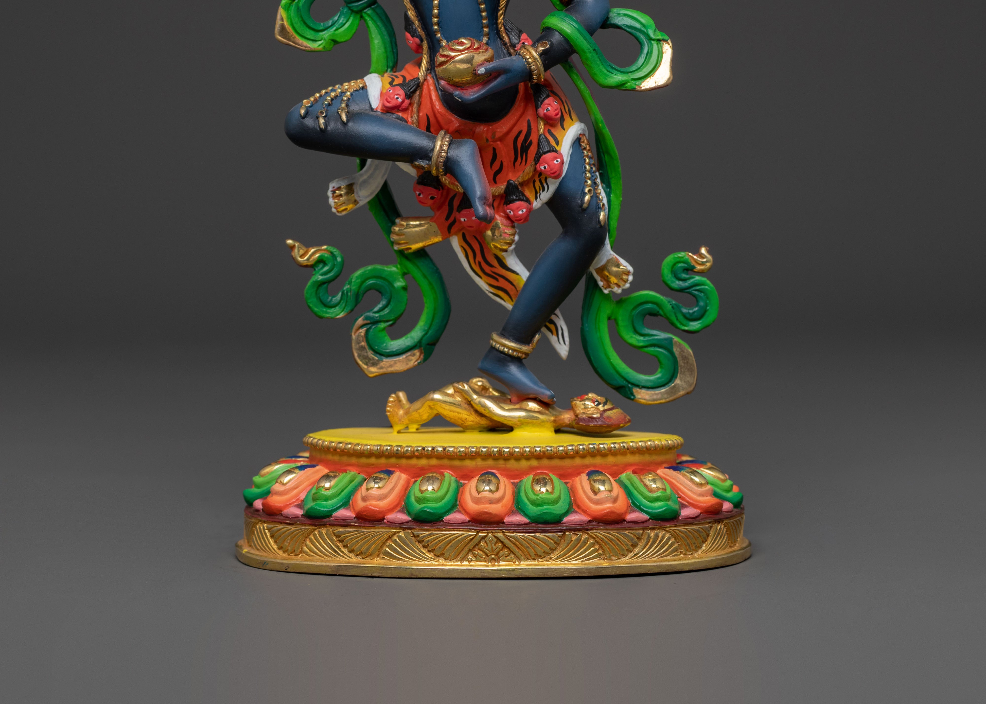 Lion Faced Simhamukha Statue | Fierce Wisdom