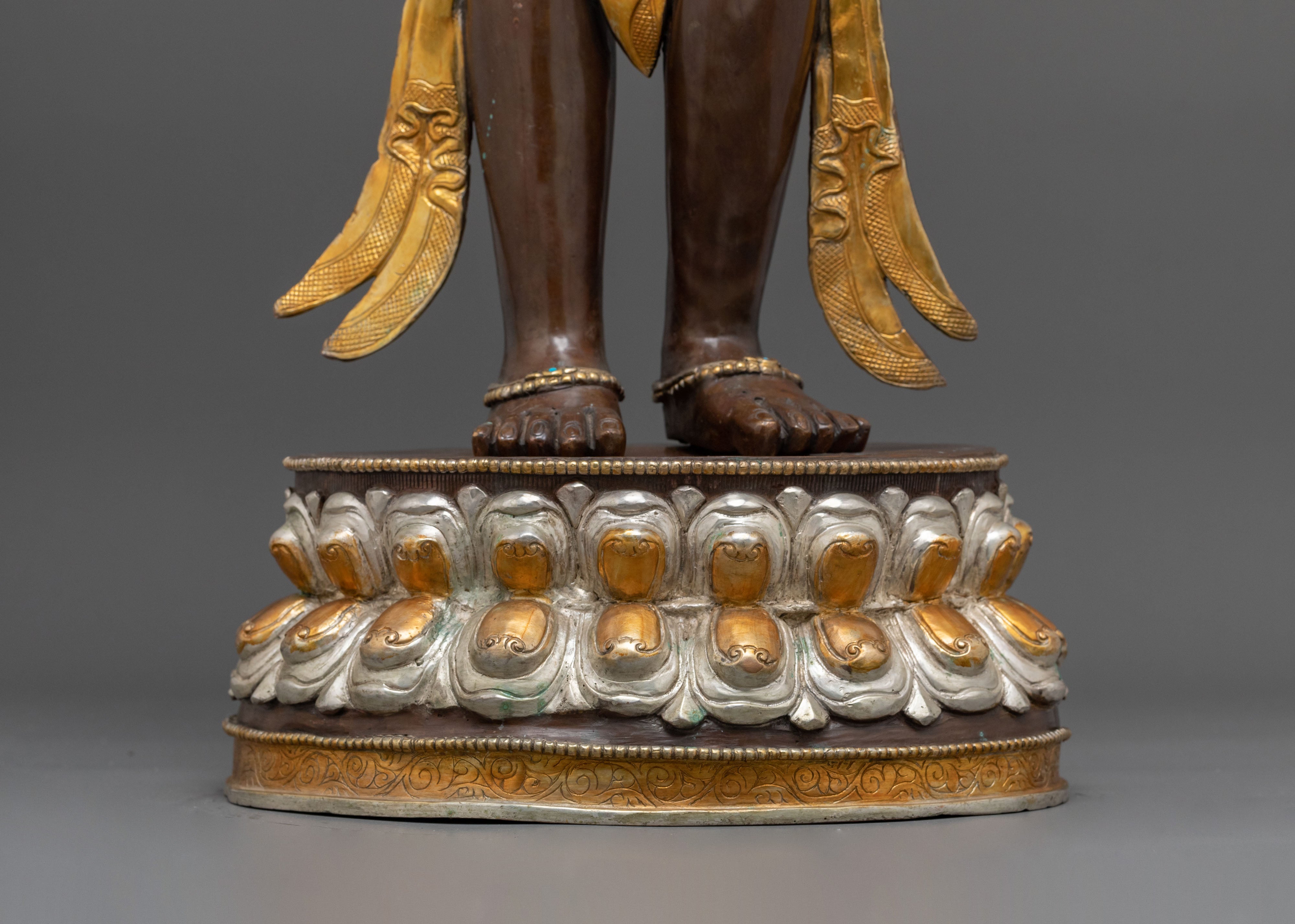 Standing Tara Sacred Sculpture | Divine Goddess