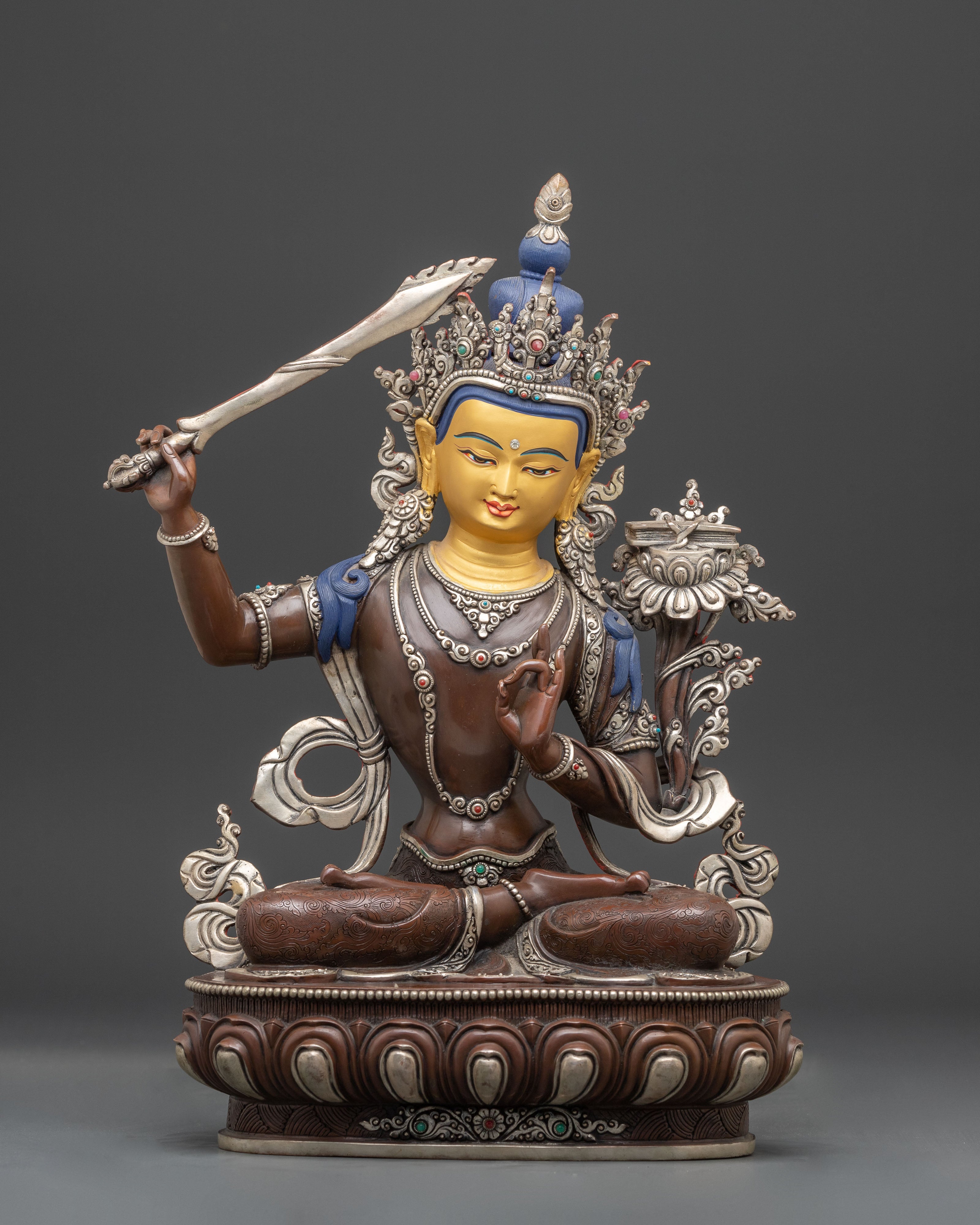 Wisdom Deity Manjushri Statue 