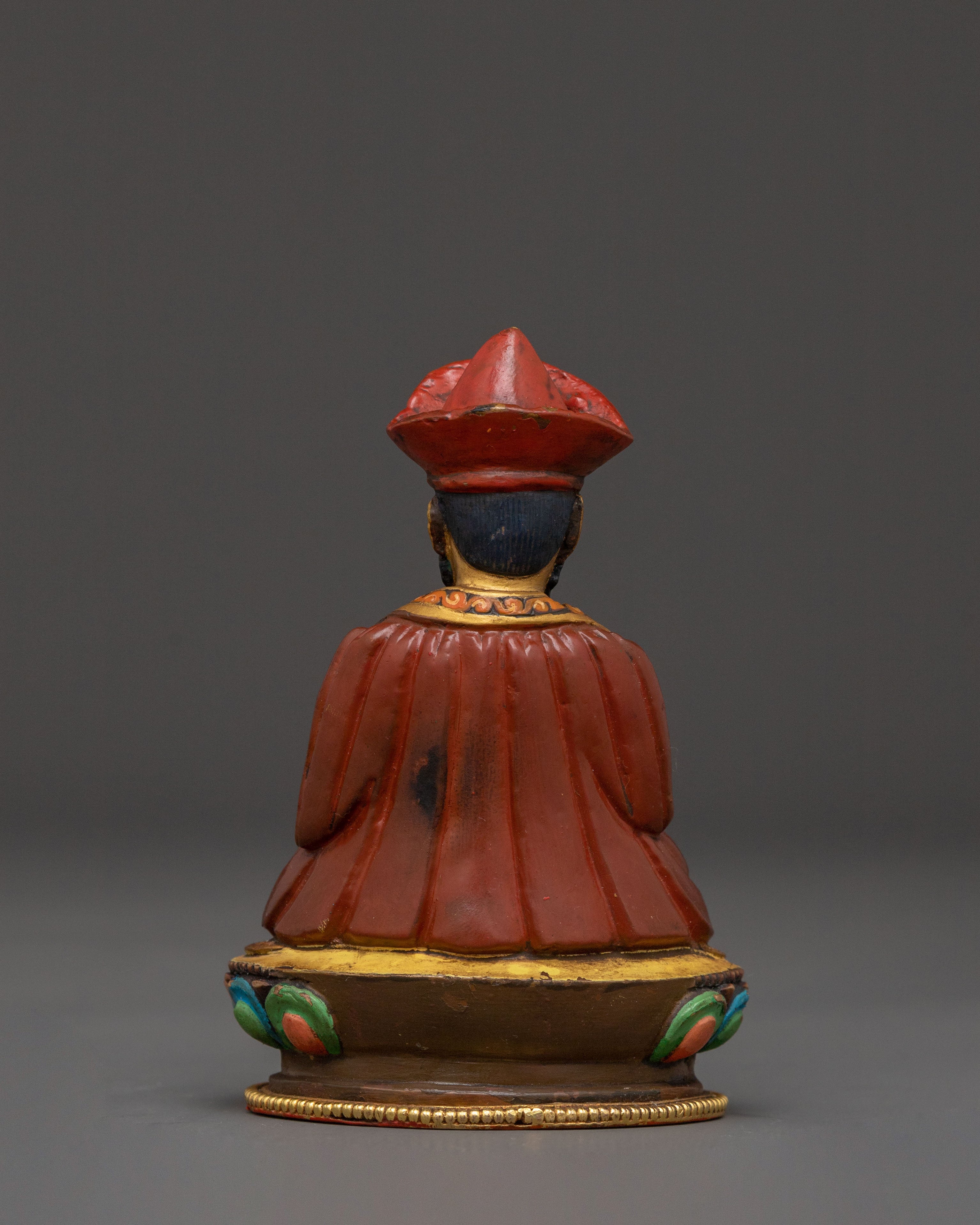 Buddhist Master Guru Shapdum Statue – Handcrafted Copper Sculpture