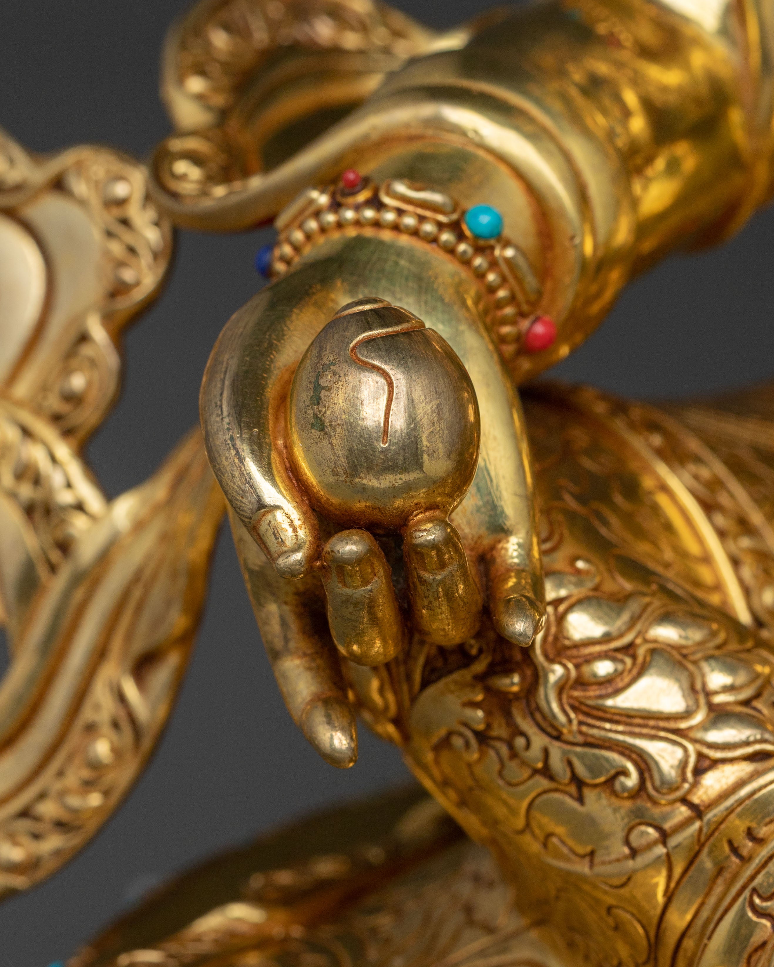 Wealth Deity: Dzambhala Statue | Spiritual Figurine