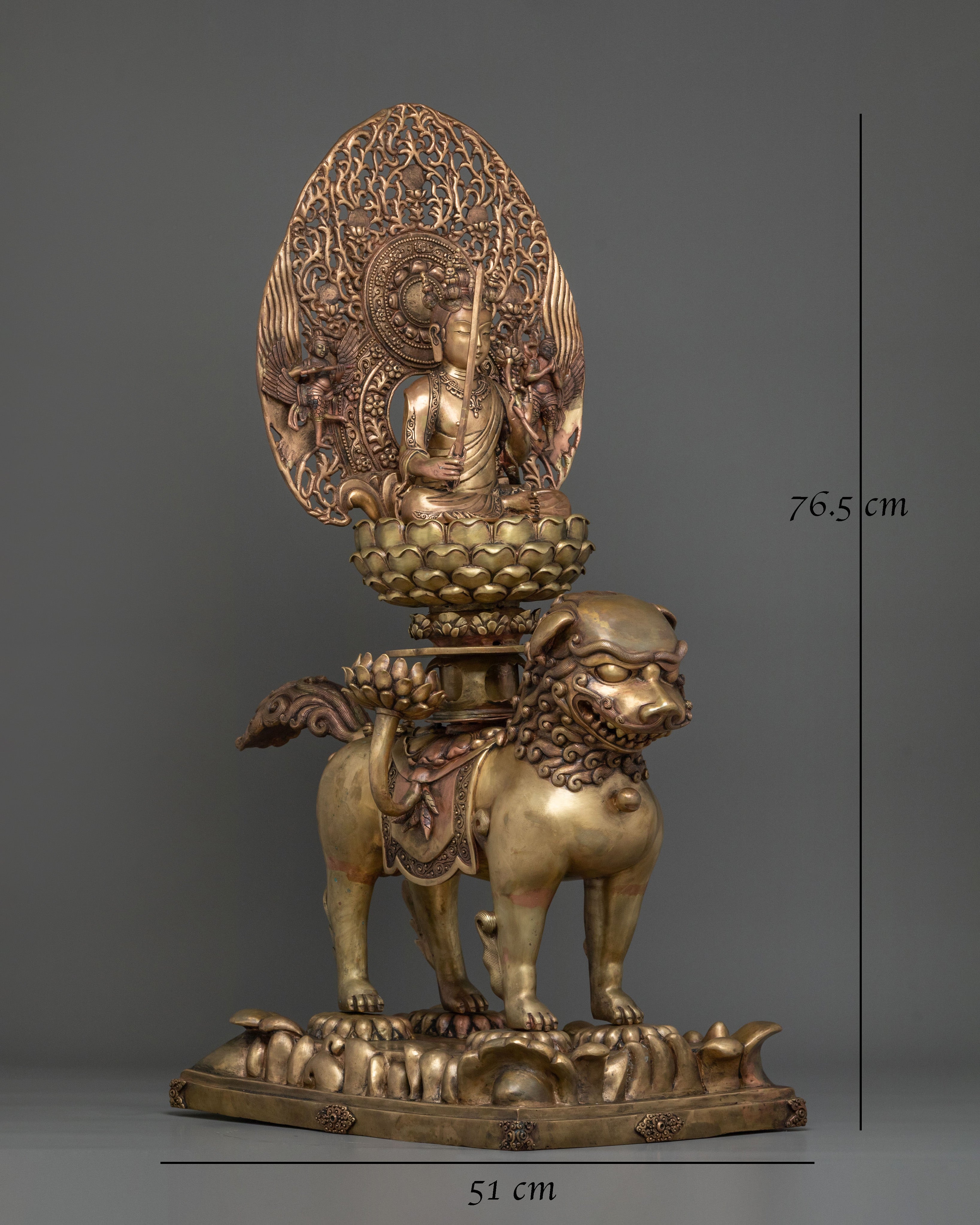 Chinese Manjushri Statue | Tibetan Wisdom Bodhisattva