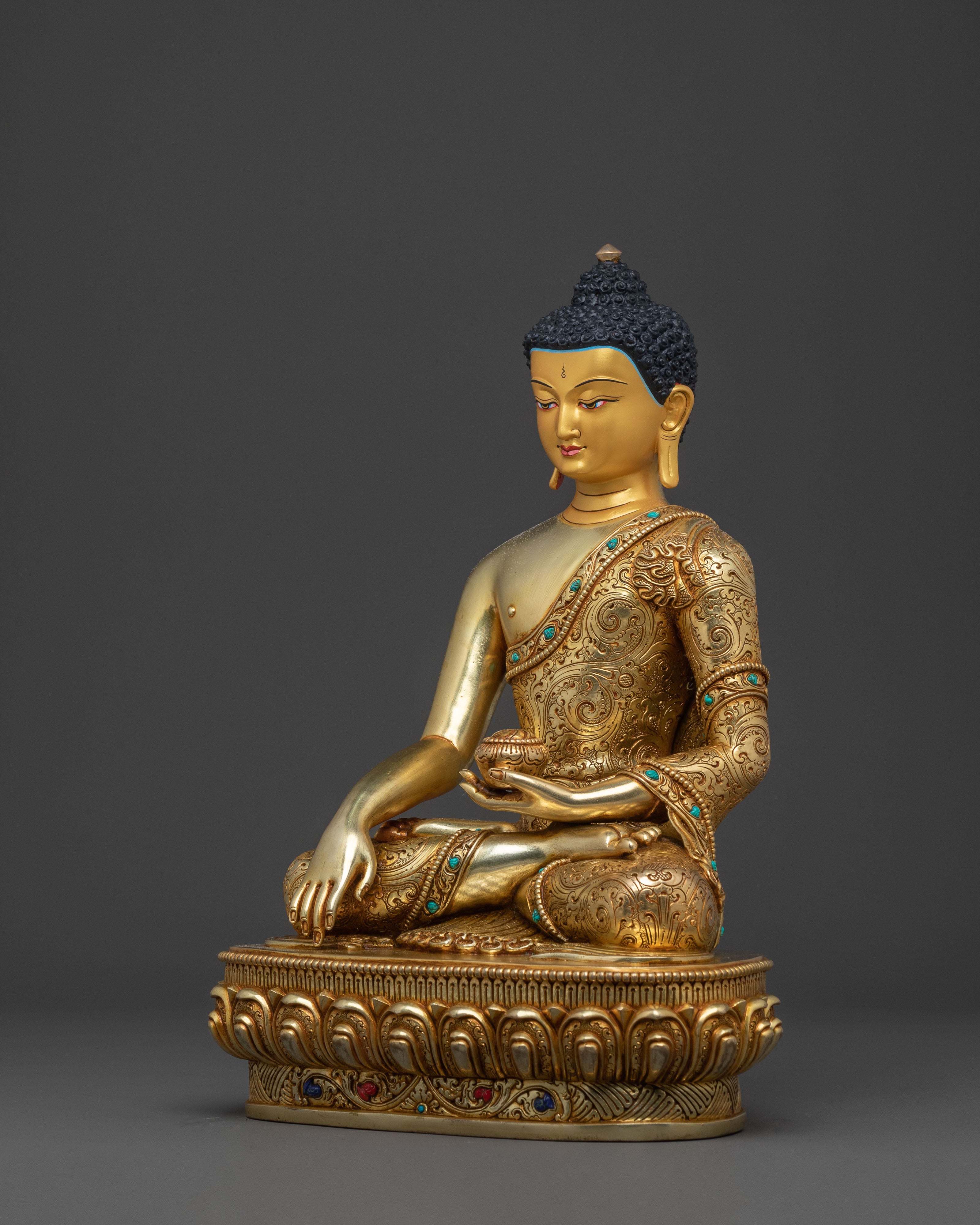 Shakyamuni Buddha Altar Statue Decor | Spiritual Home Accent