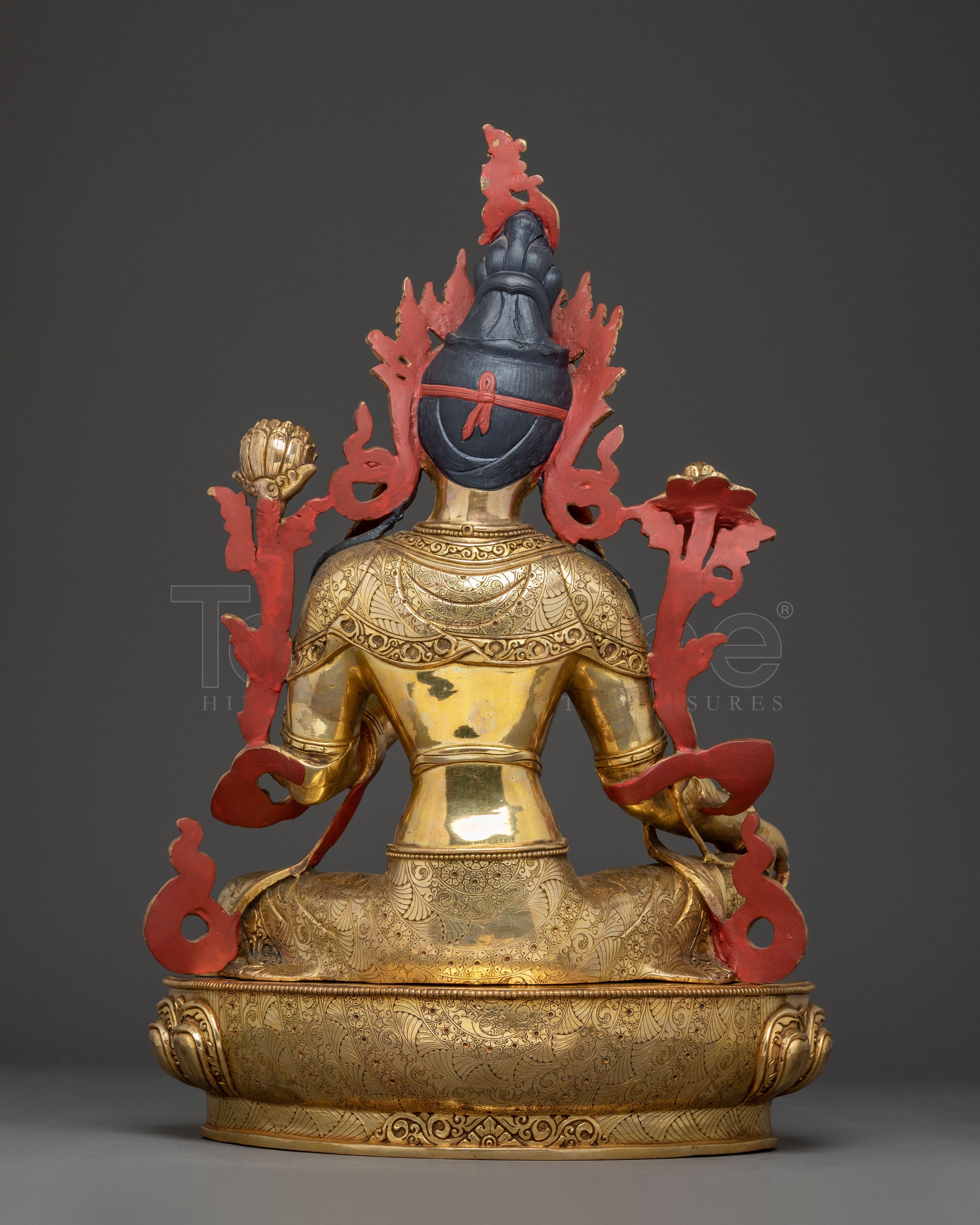 Green Tara Copper Art - Mother of Buddhas | Shyama Tara Statue