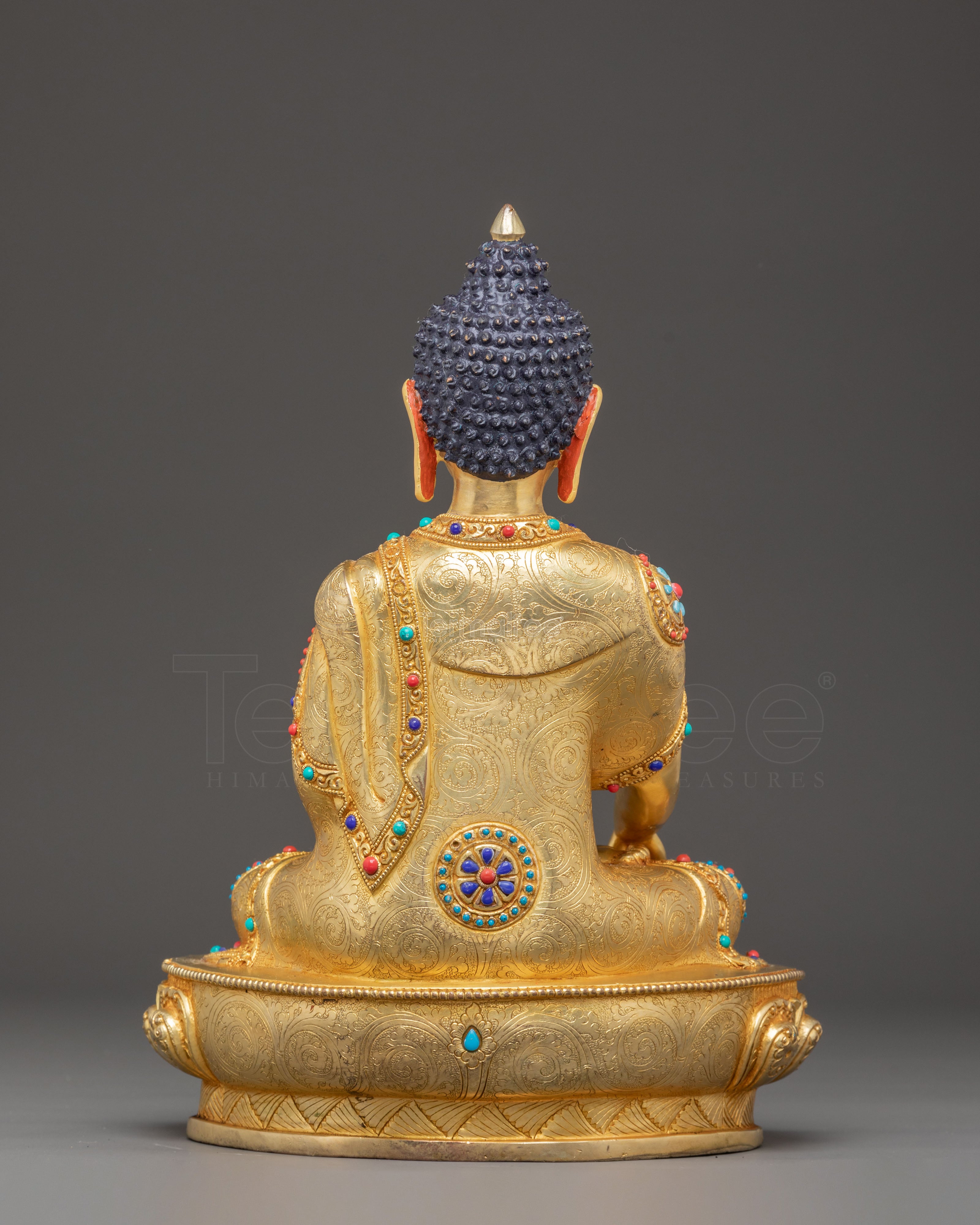 Golden Gautama Buddha Handmade Statue | Historical Buddha