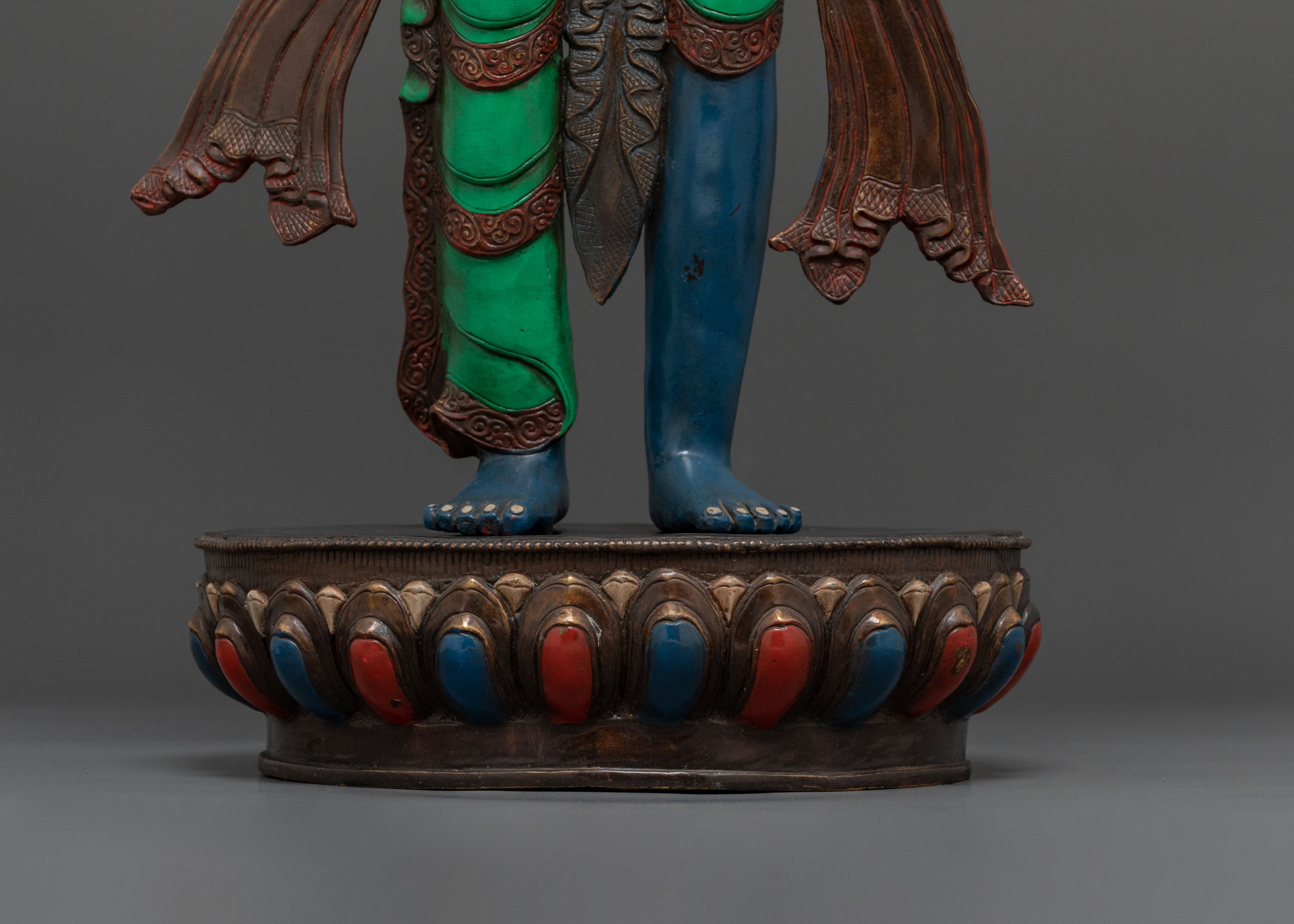 Lokeshwor Traditional Figurine in Pure Copper
