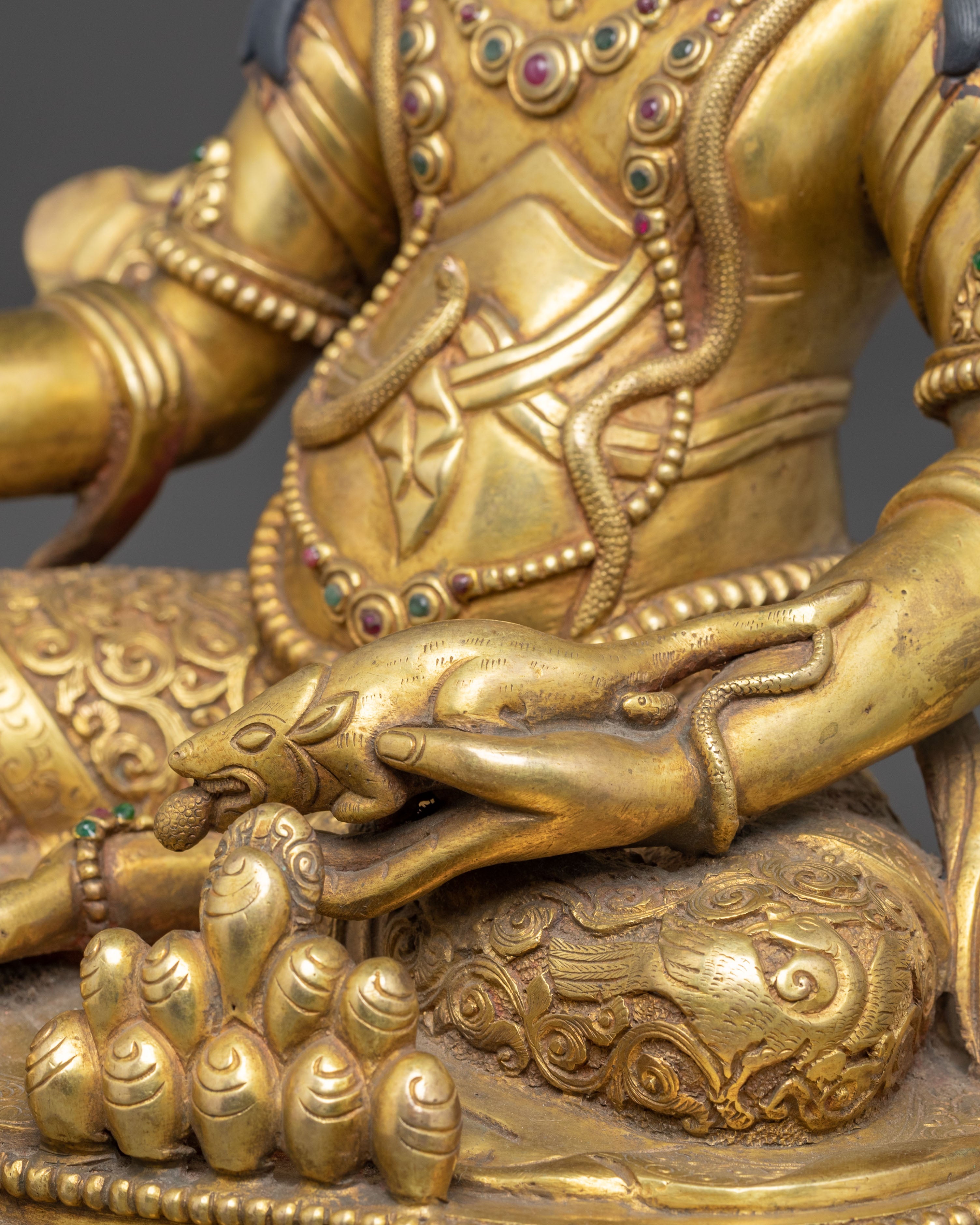Dzambhala Statue for Attracting Abundance | Tibetan Wealth Deity