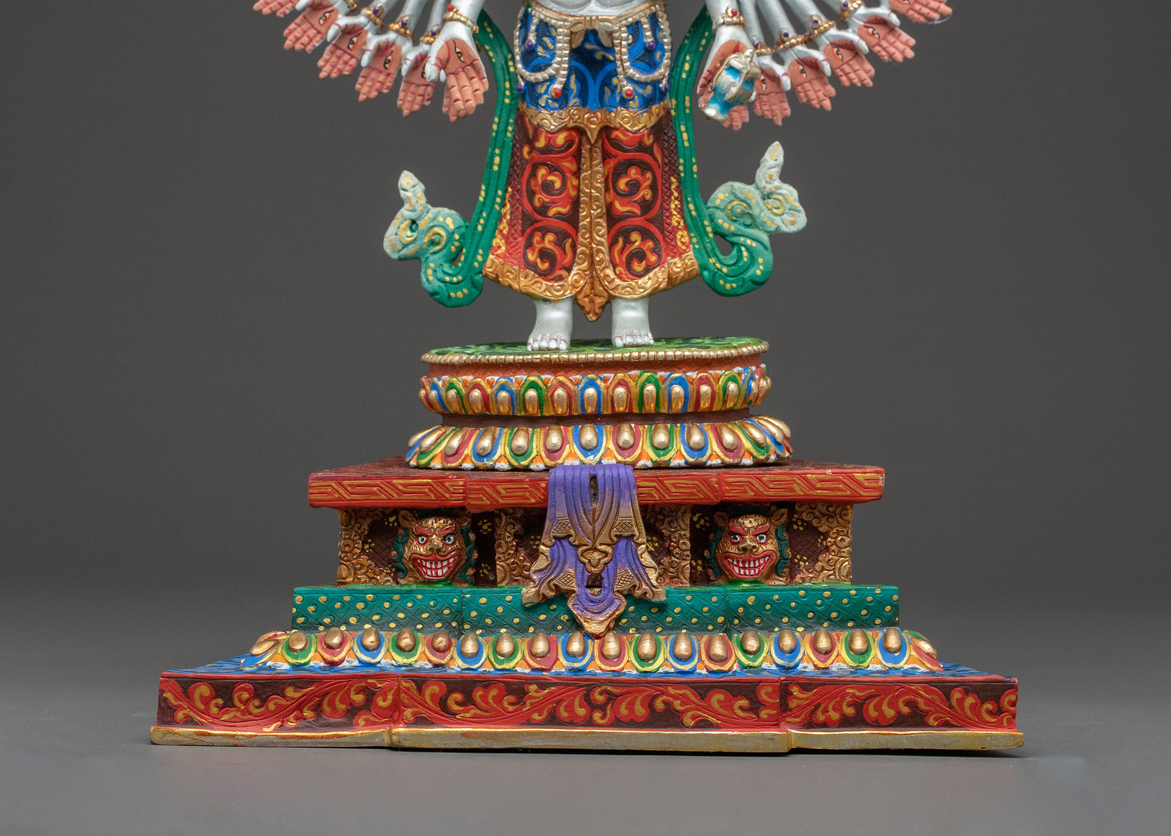 Statue of 1000 Armed Chenrezig | Handcrafted Figure