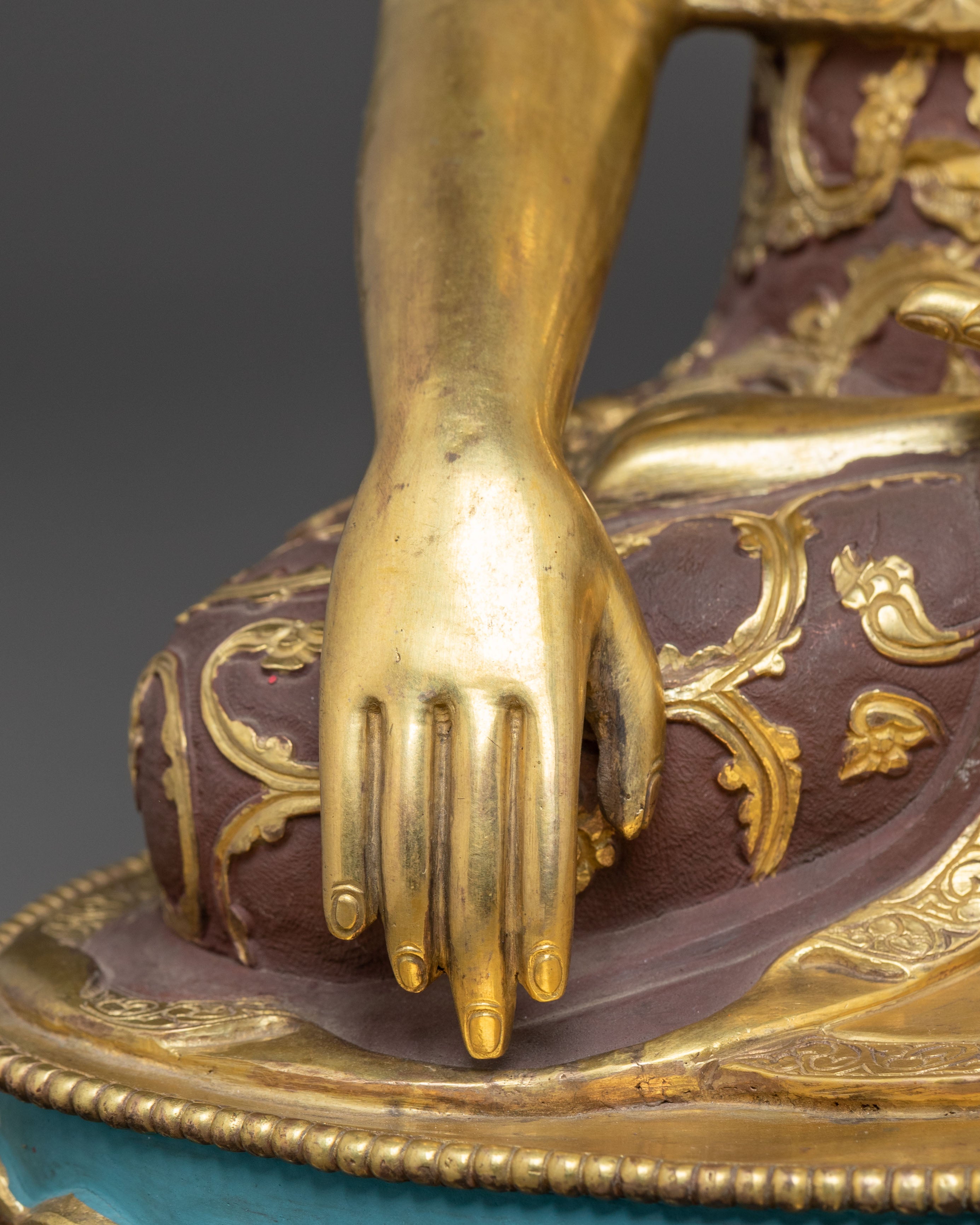 Handmade Buddhist Statue of Gautama Buddha | Shakyamuni Buddha Sculpture