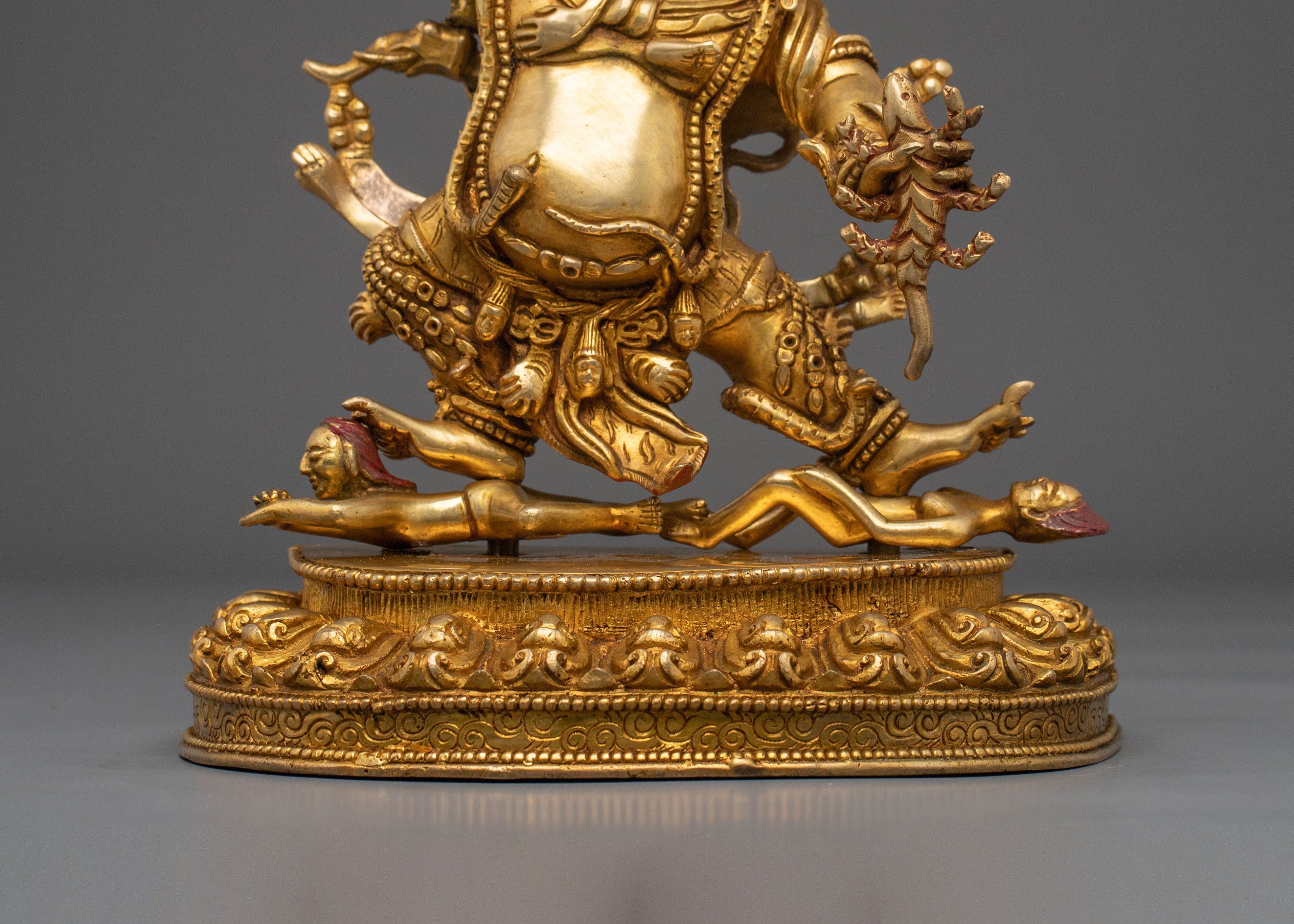 Guru Dragpo Traditional Statue | 24K Gold Gilded
