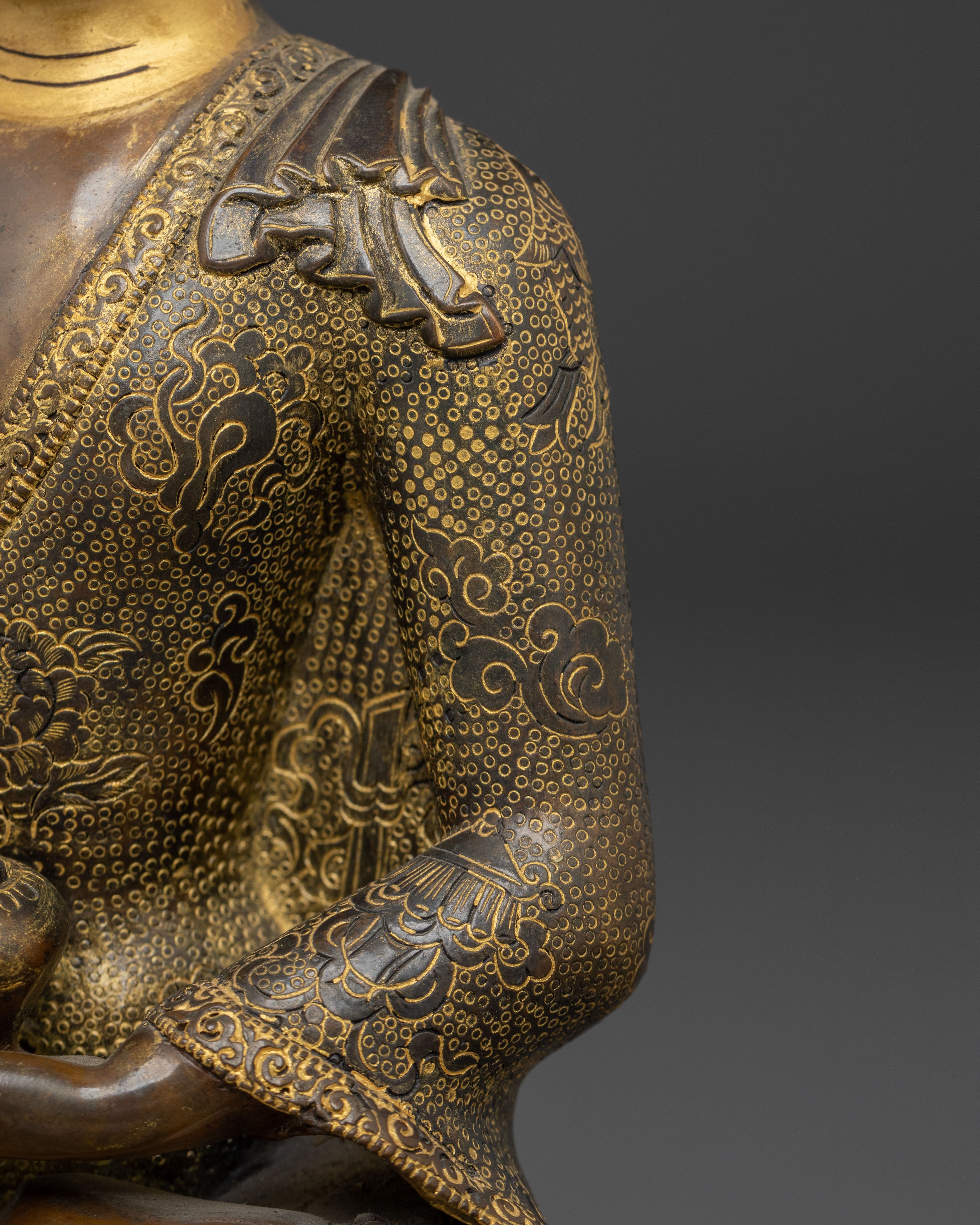 Handcrafted Copper Statue of Shakyamuni Buddha | Enlightenment Symbol