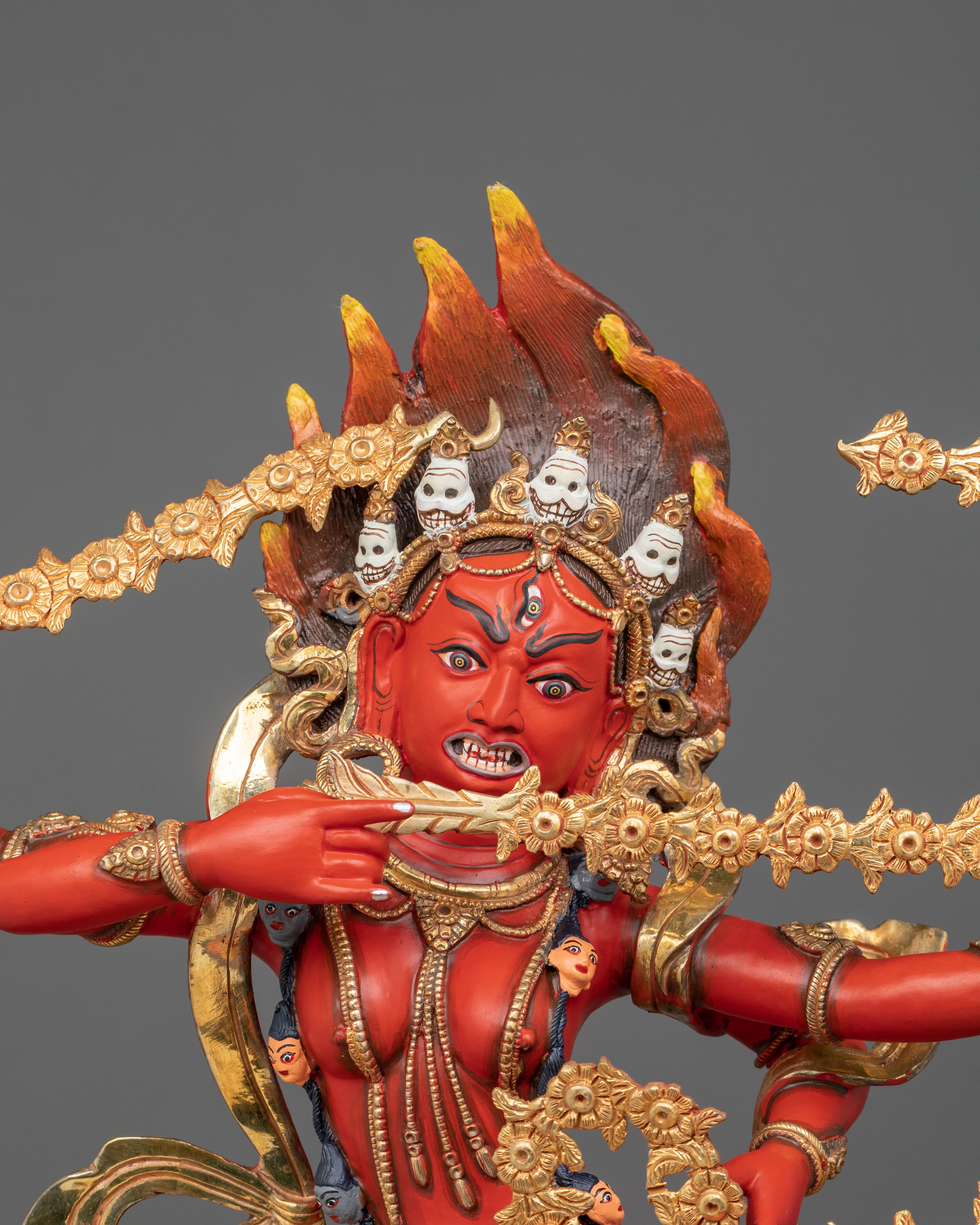 Kurukulla "Red Tara" Sculpture of Protection | Home Decor