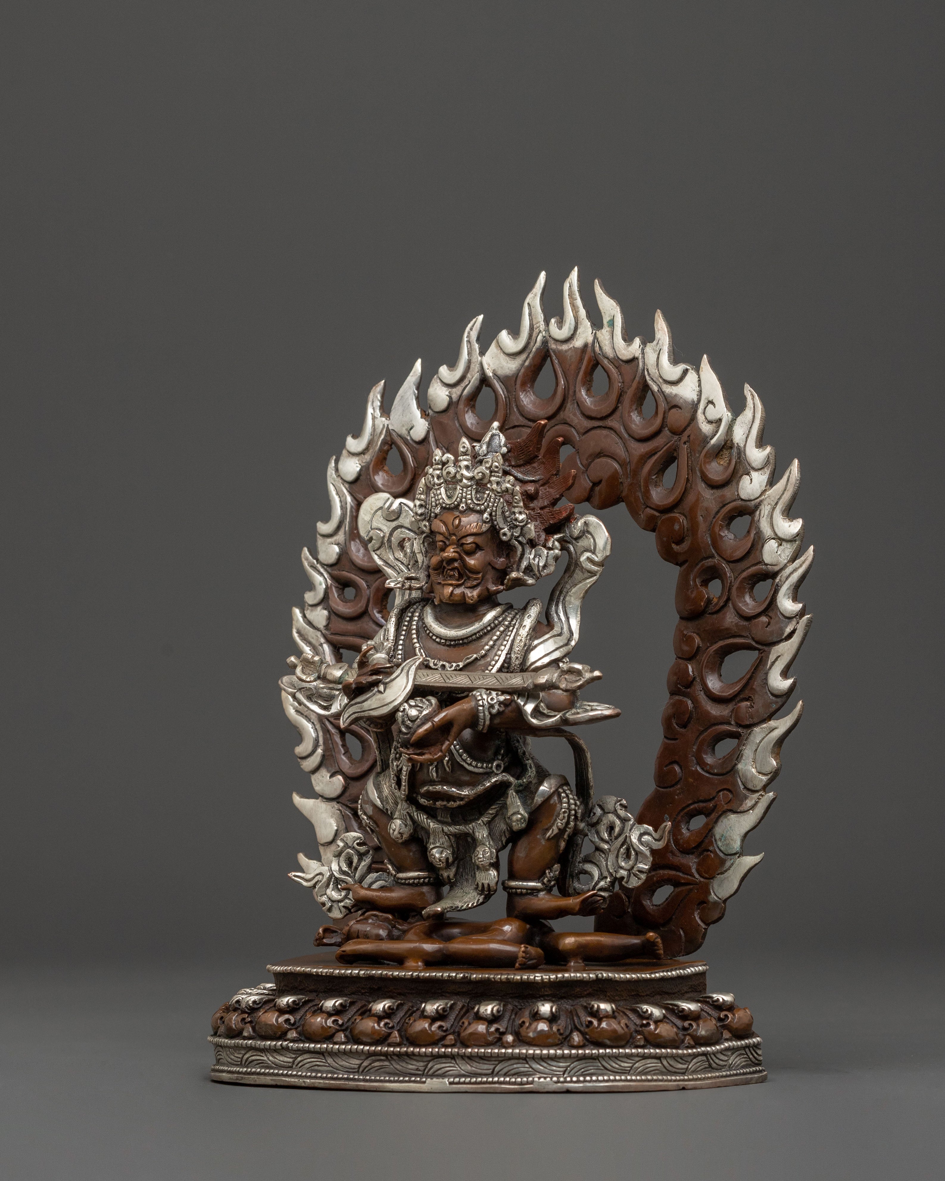 Shakya Mahakala Statue of Protection | Fierce Tibetan Protector