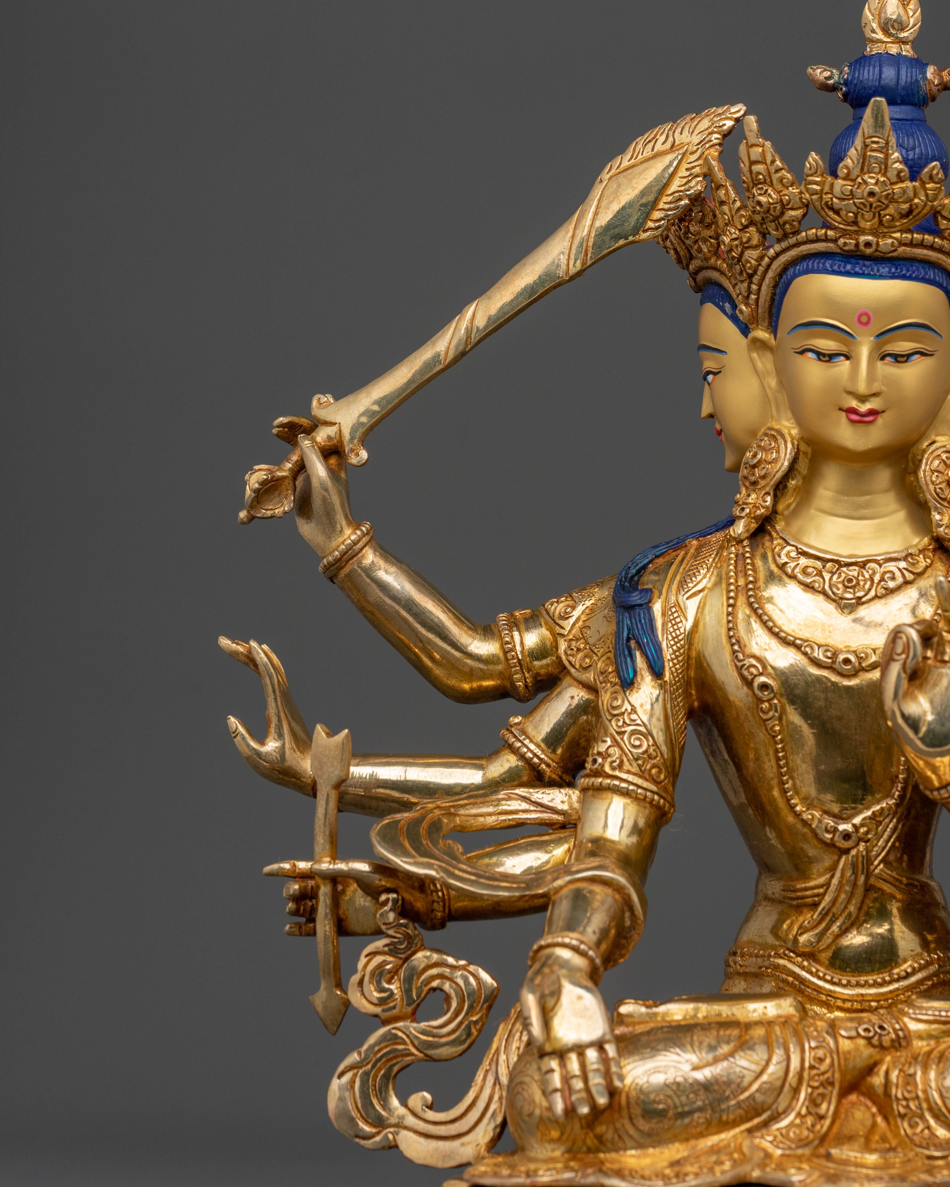Handmade Maha Manjushri Statue | Home Decor
