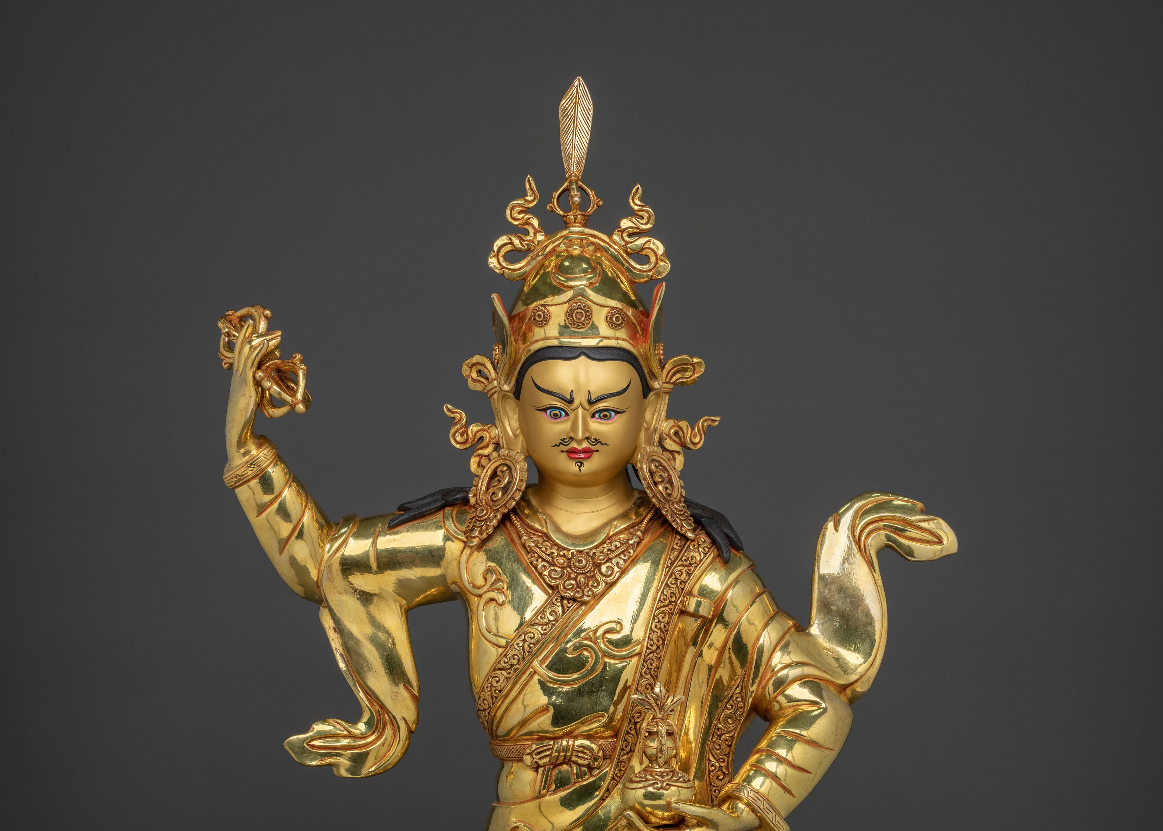Standing Guru Rinpoche Statue | Buddhist Master