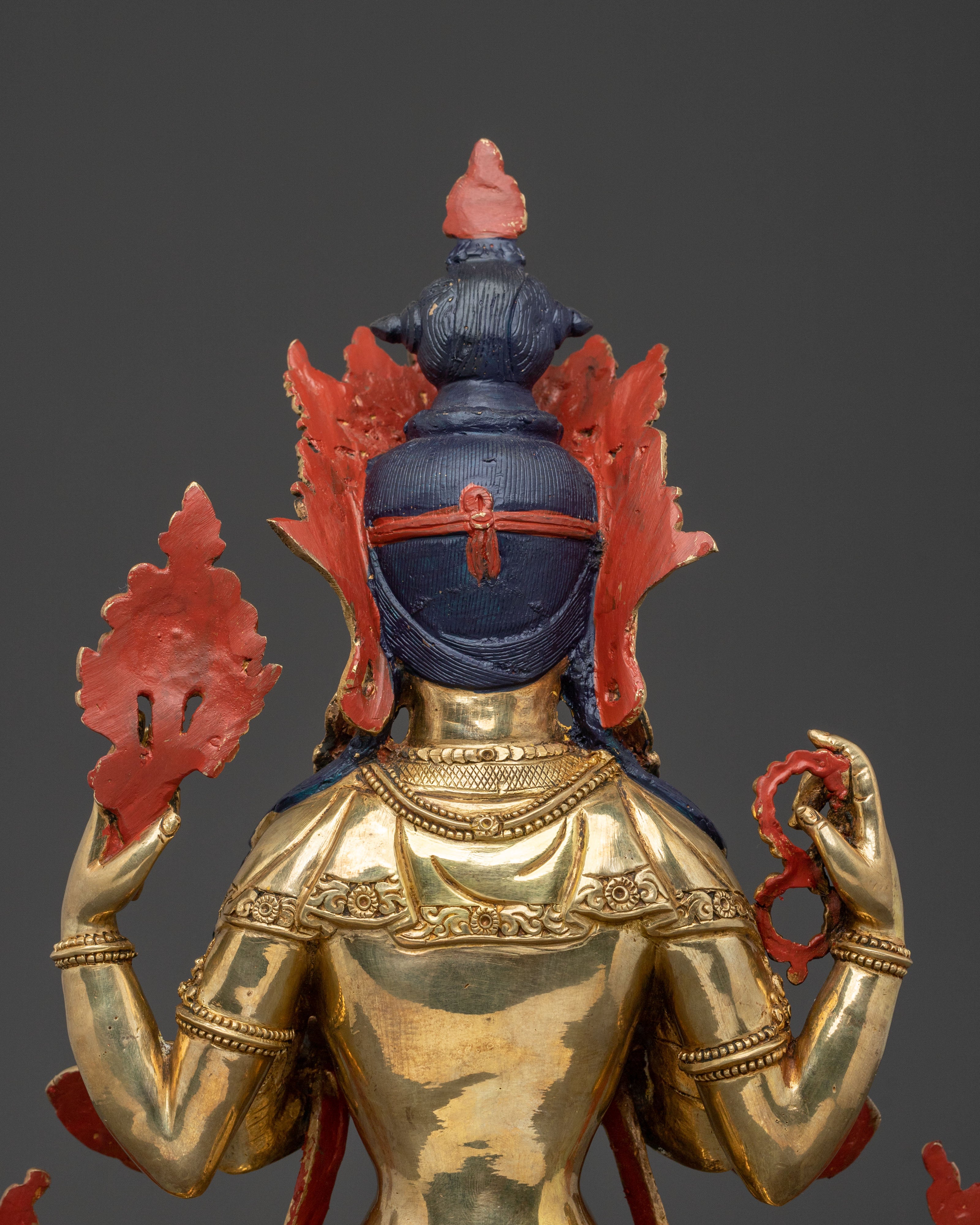 Four Armed Chenrezig Compassion Statue | Bodhisattva of Infinite Mercy