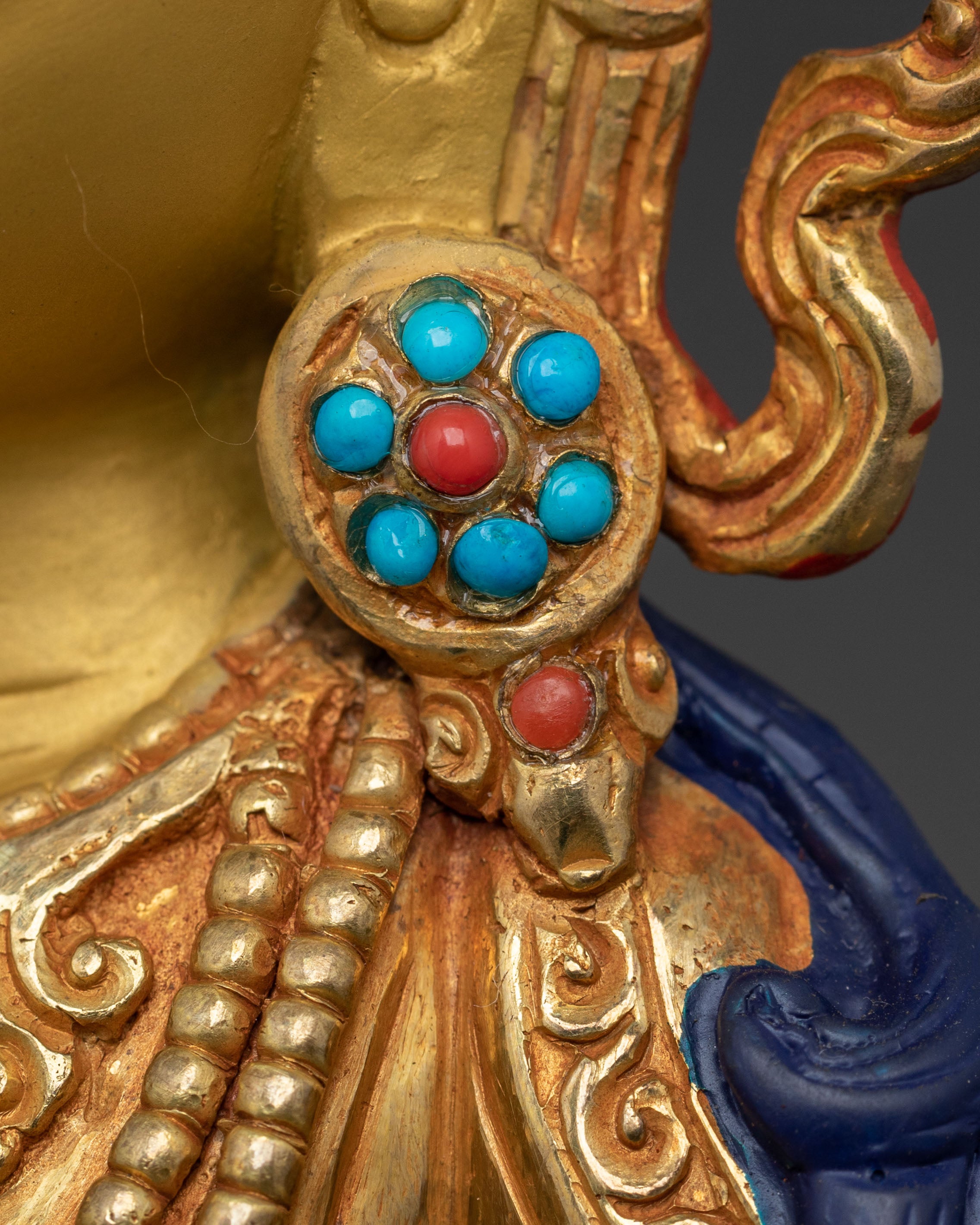 Vajrasattva Statue: Handcrafted in Nepal