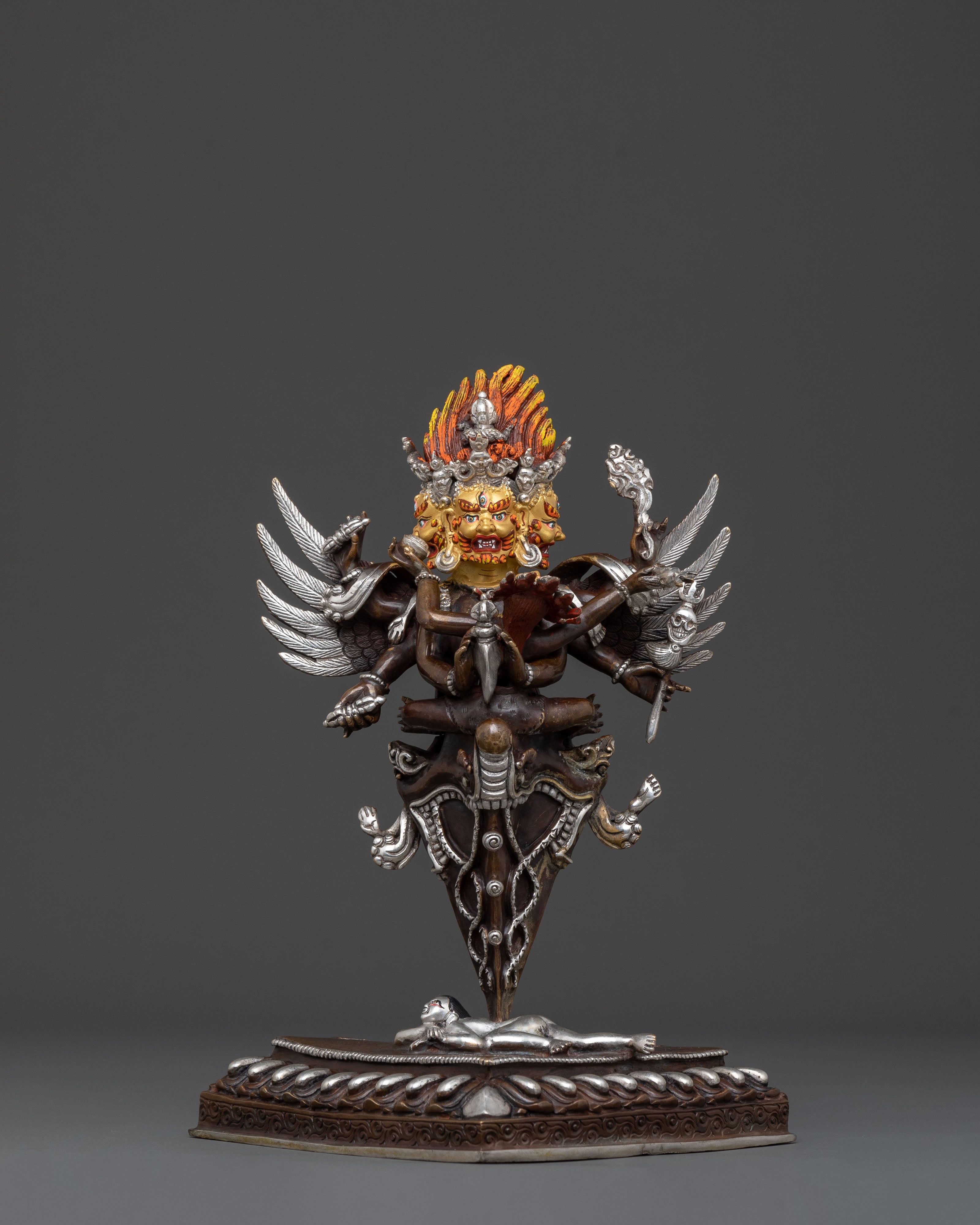 Vajrakilaya Spiritual Statue | Fierce Deity of Transformation