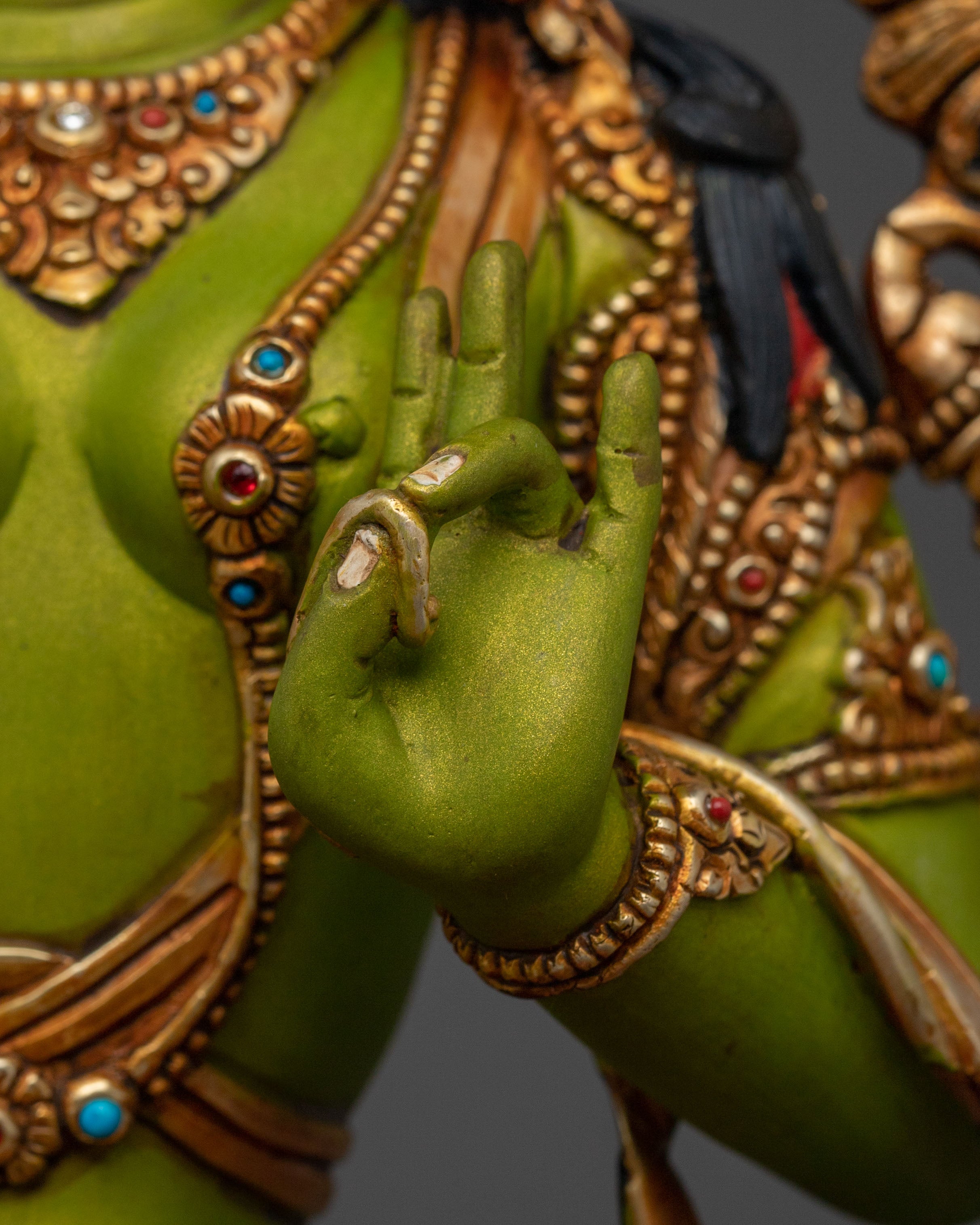 Goddess Shyama Tara Sacred Statue: Symbol of Compassion
