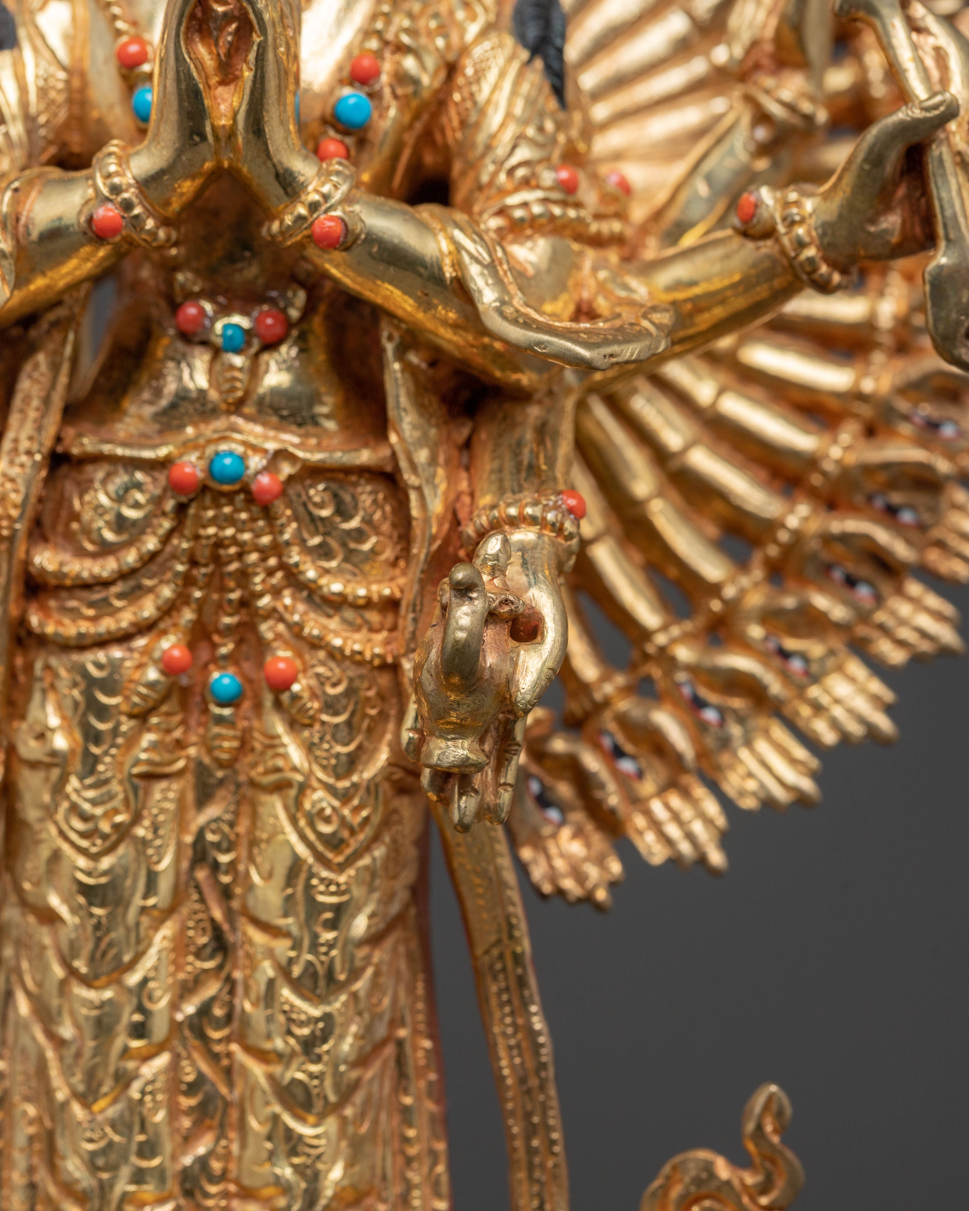 Thousand Armed Avalokiteshvara Statue | Embodying Universal Compassion